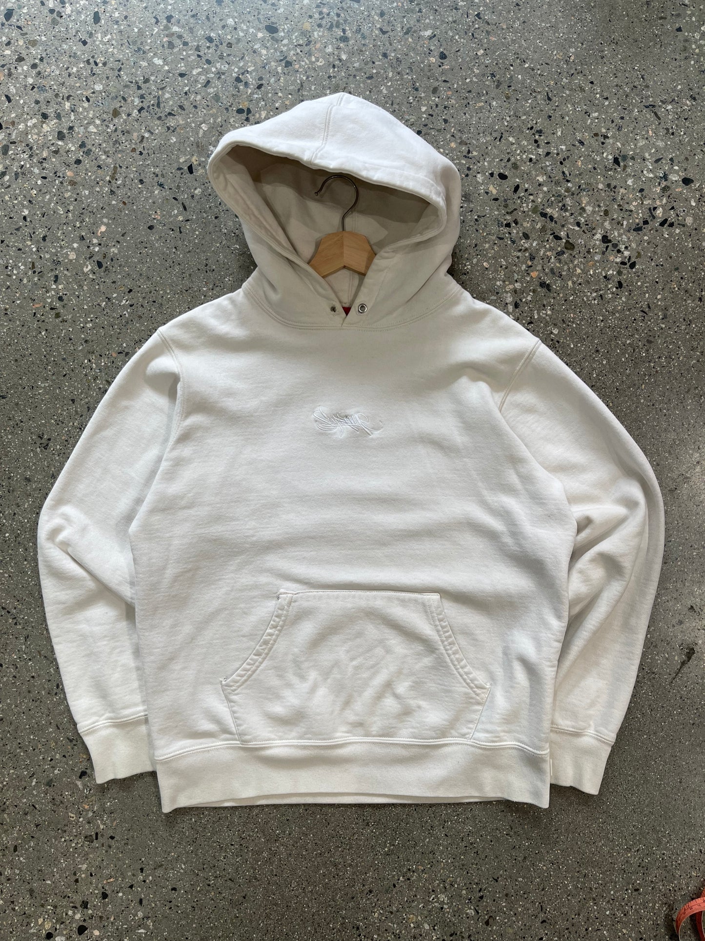 Supreme Cursive Script Hoodie ( As Is )