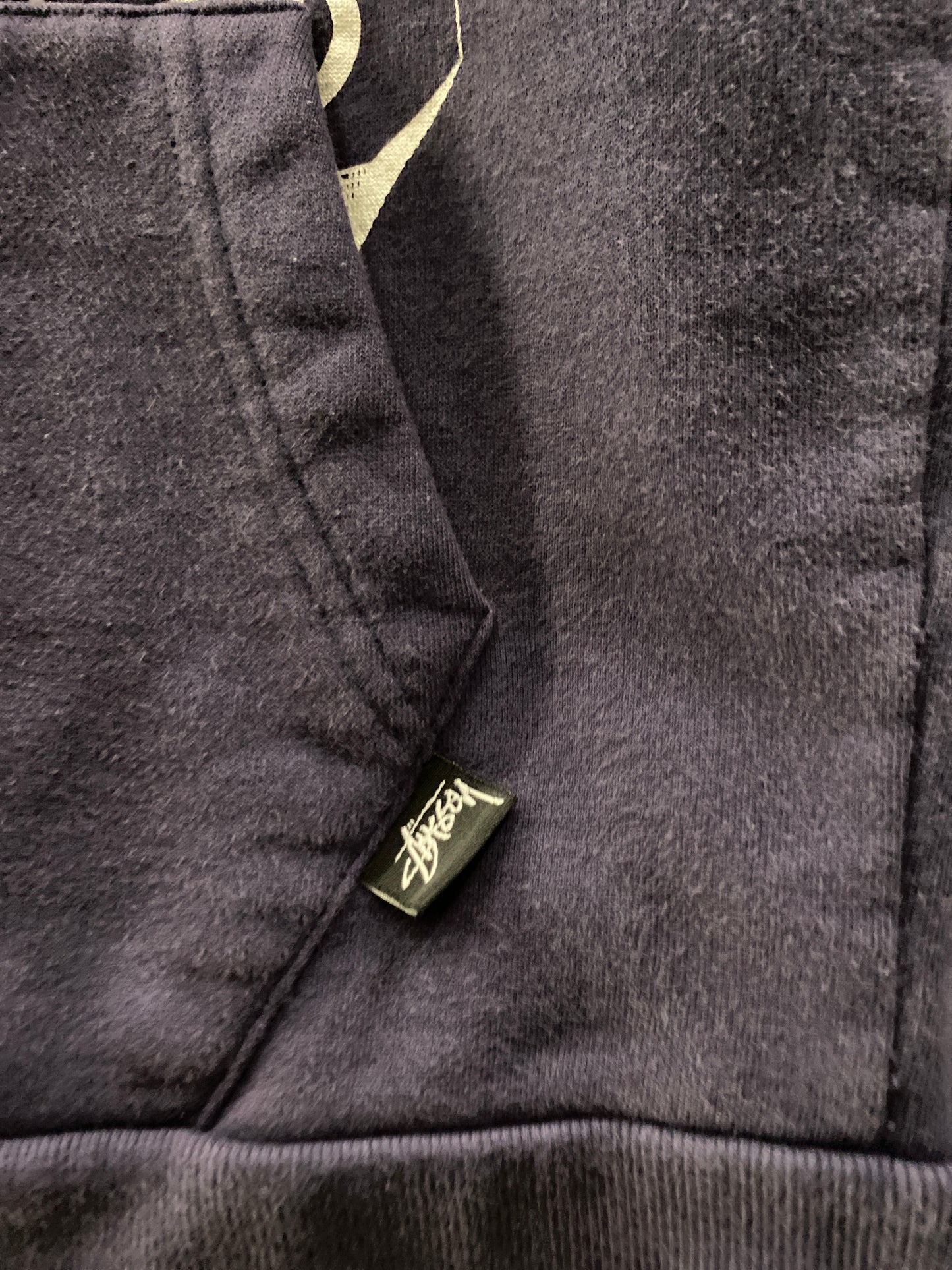(L/XL) 2010s Stussy Zip Up Hoodie
