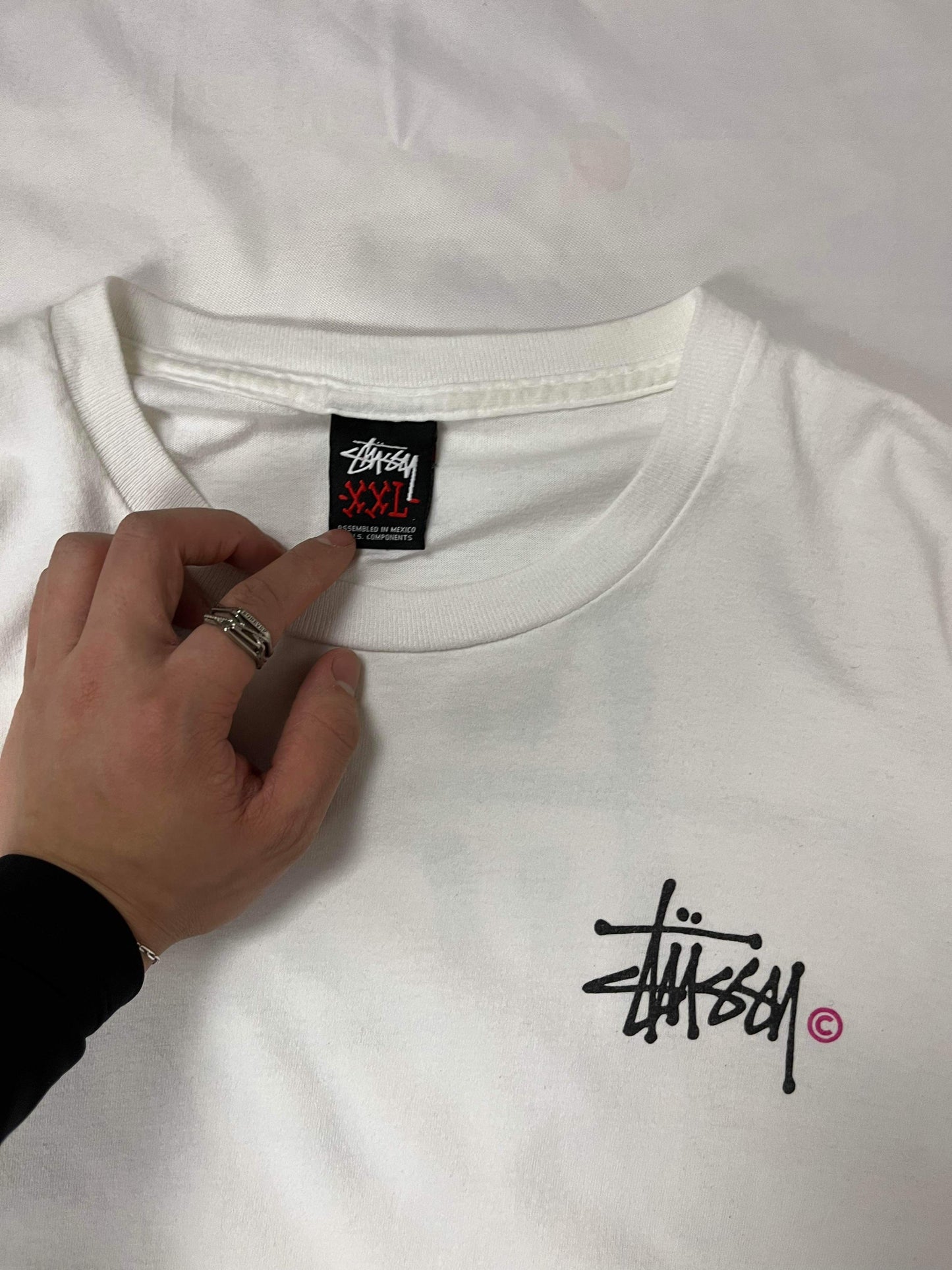 (2X) Early 2000s Stussy Script Tee