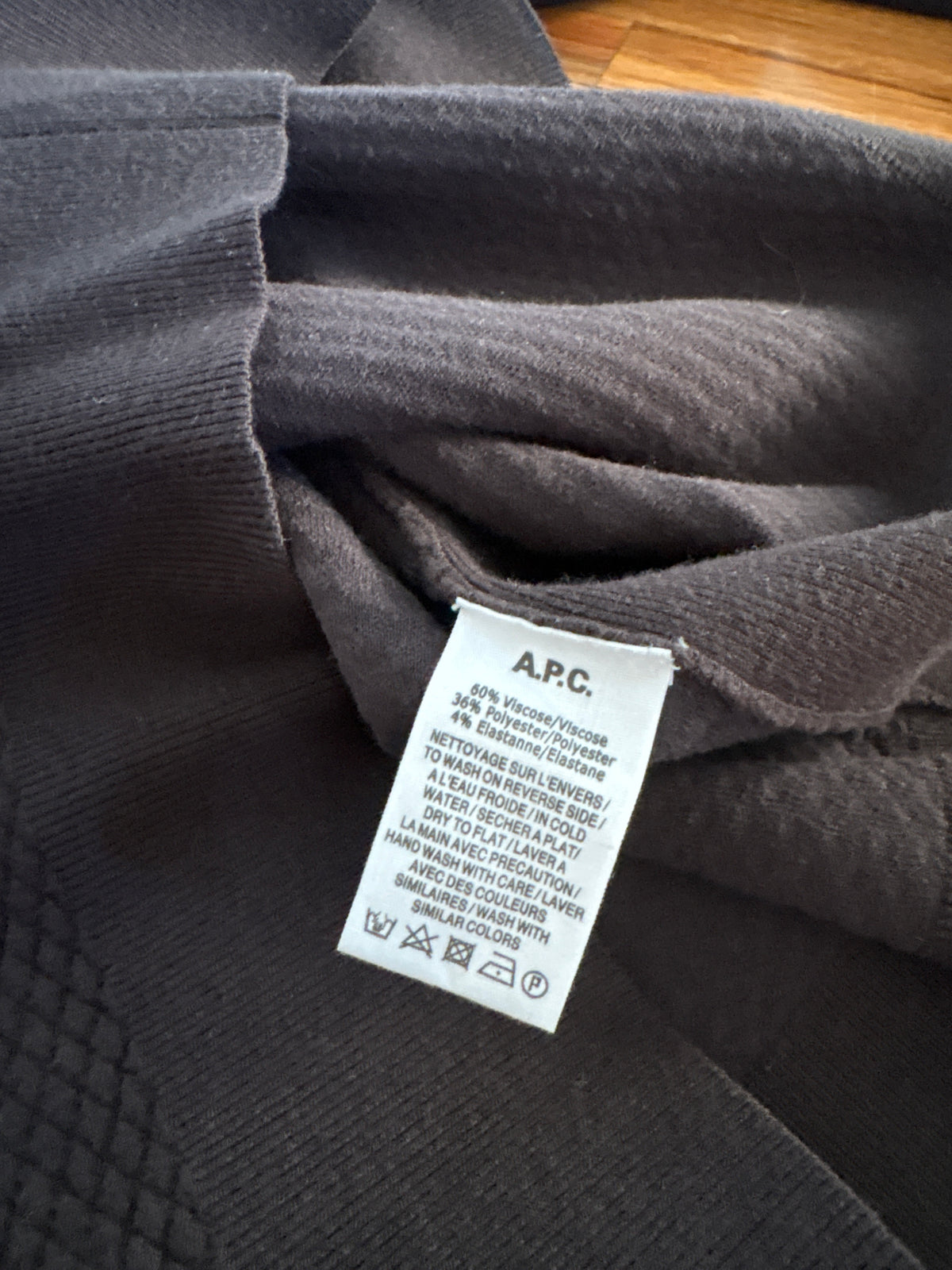 (M) APC Waffle Knitted Top