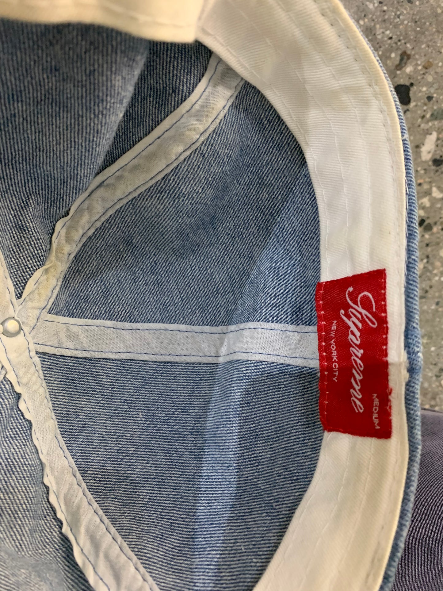 (M) Supreme Washed Cap