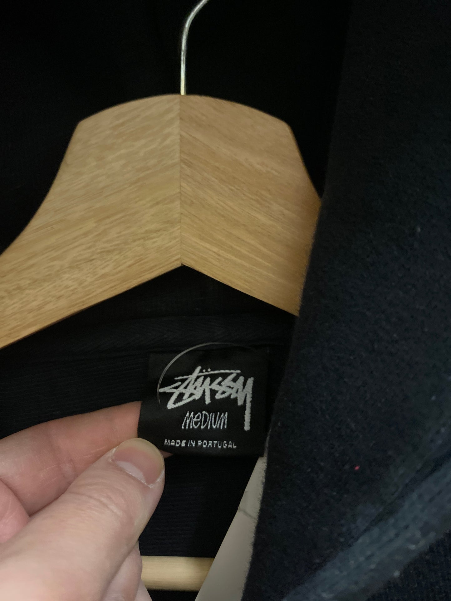 (M) Stussy 8Ball Black Hoodie