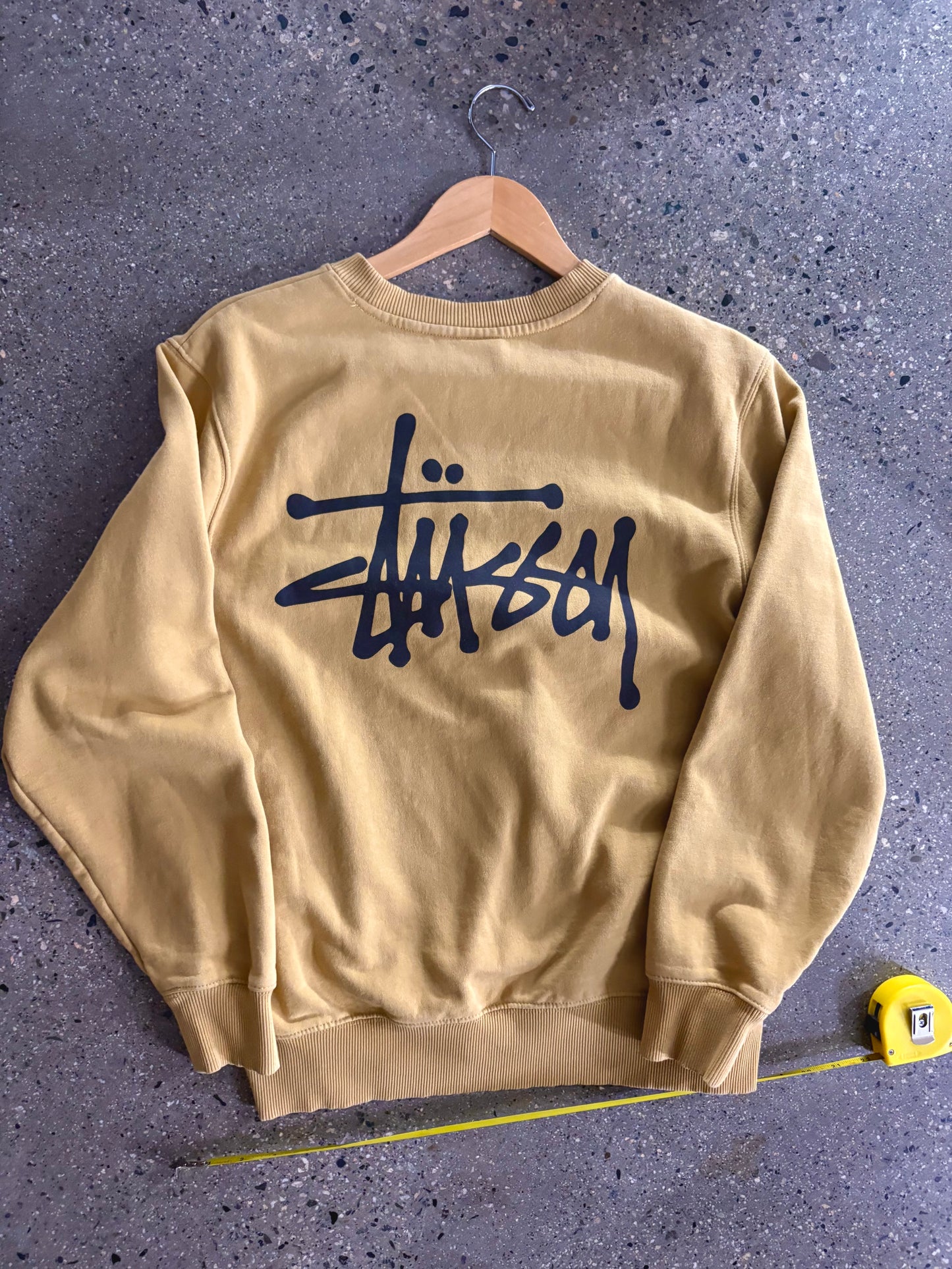Mustard Stussy Hoodie
