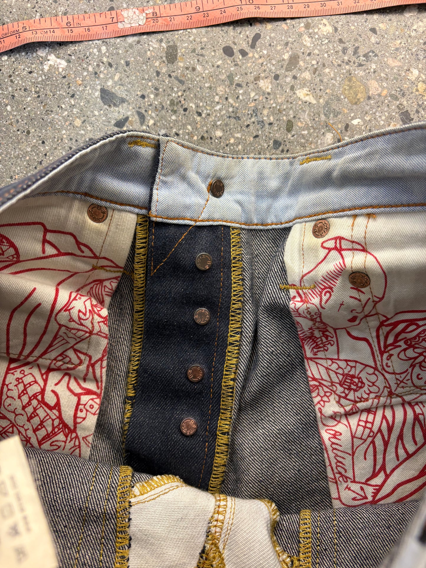 (W31)” Evisu Japanese Selvedge Big Daicock Denim