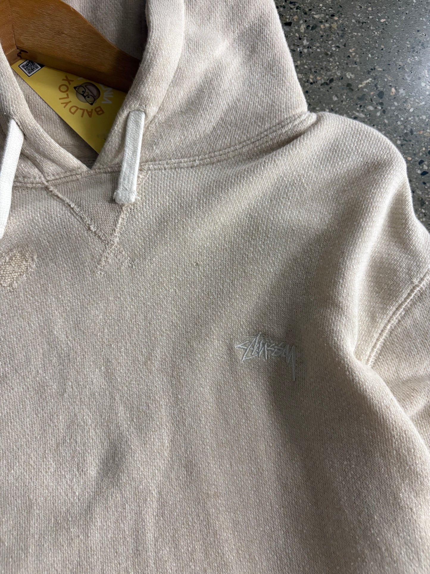 (S) Stussy Oatmeal Hoodie