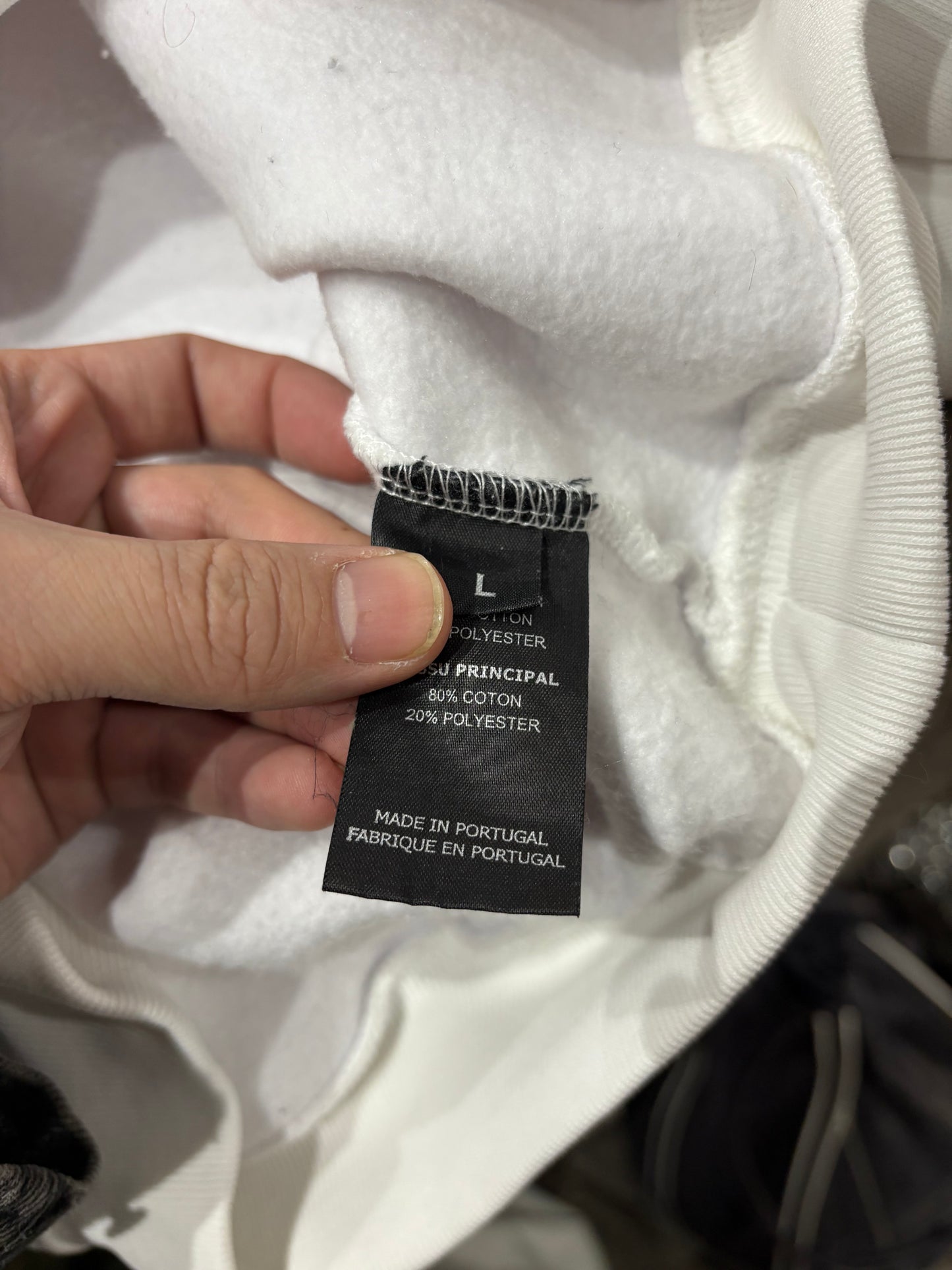 (Womens L) Vetements Cropped Euphoria Hoodie