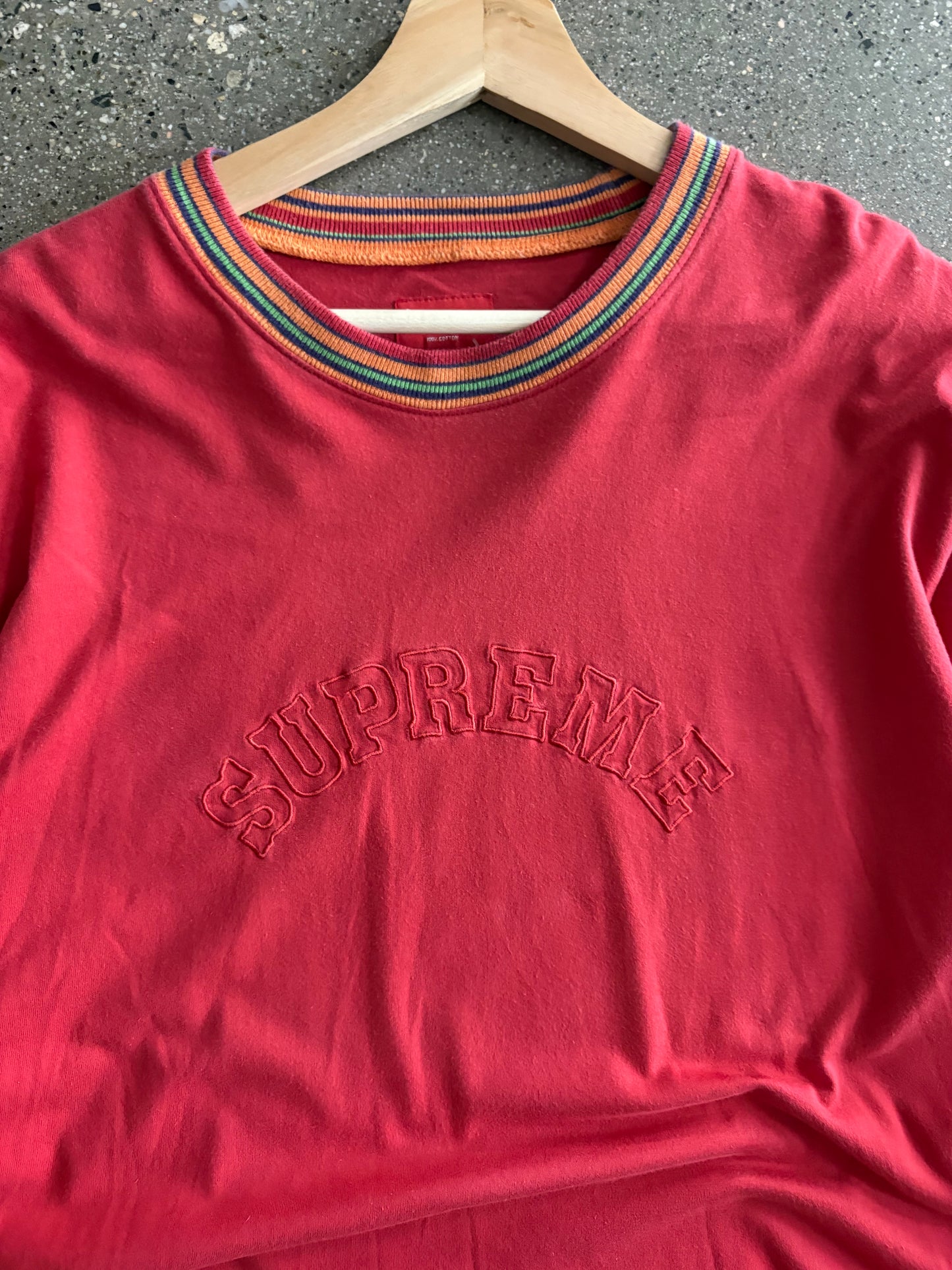 Supreme Ls Tee Red