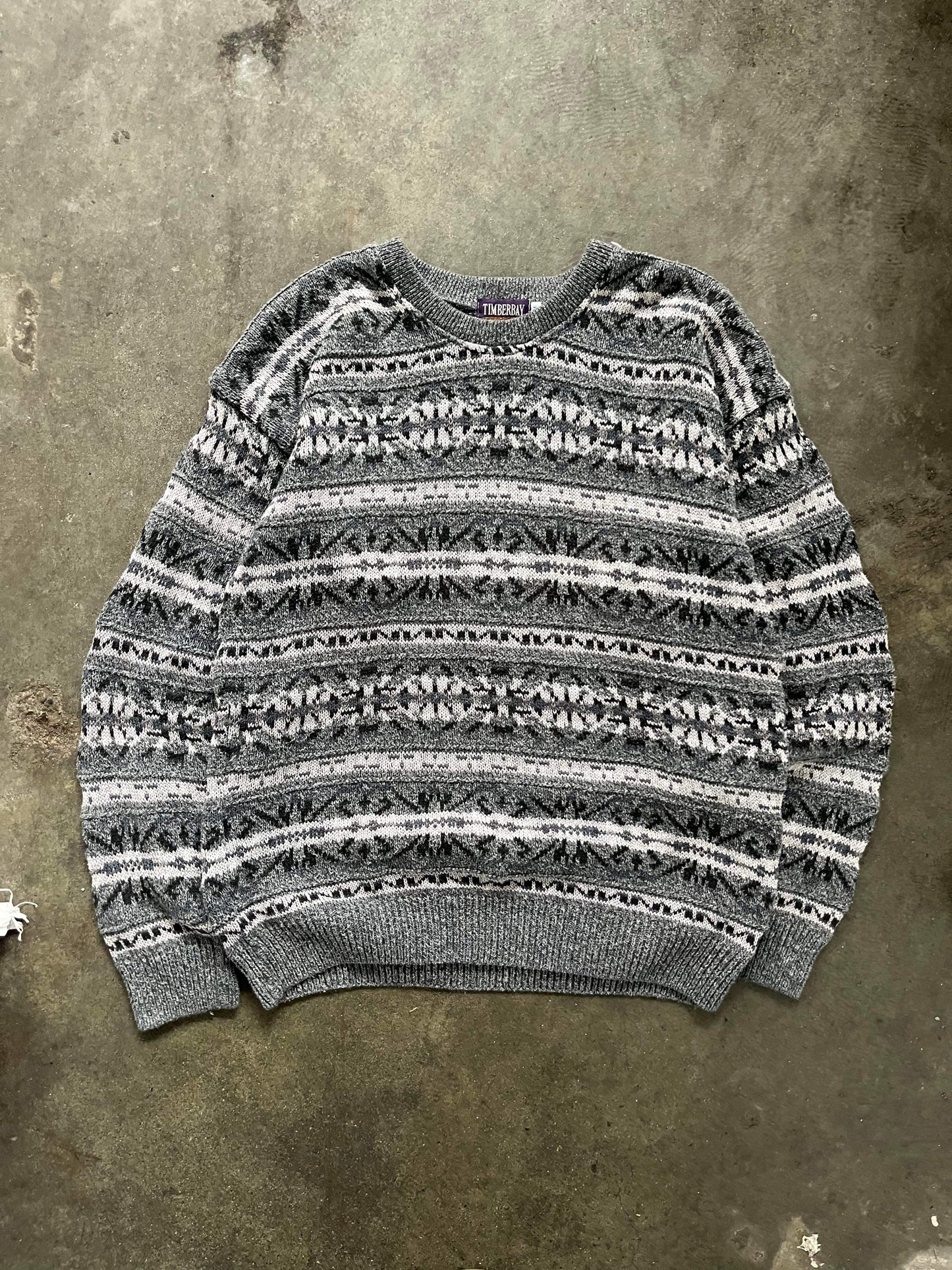 (M/L) Vintage Pattern Knit