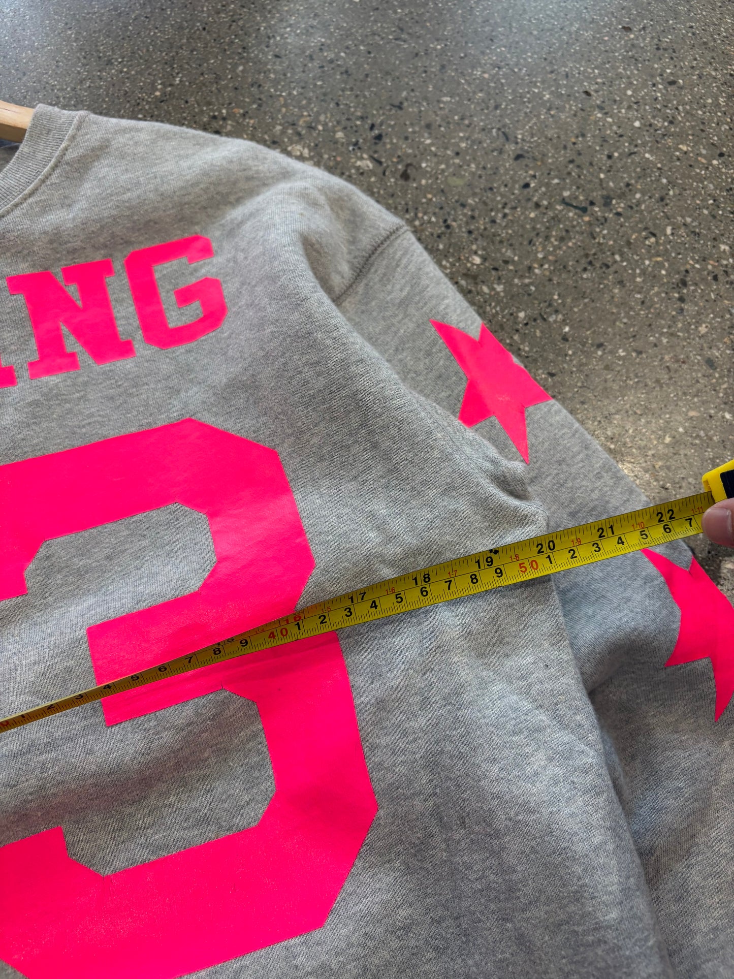 (S) 2007 Bape Neon Pink Crewneck