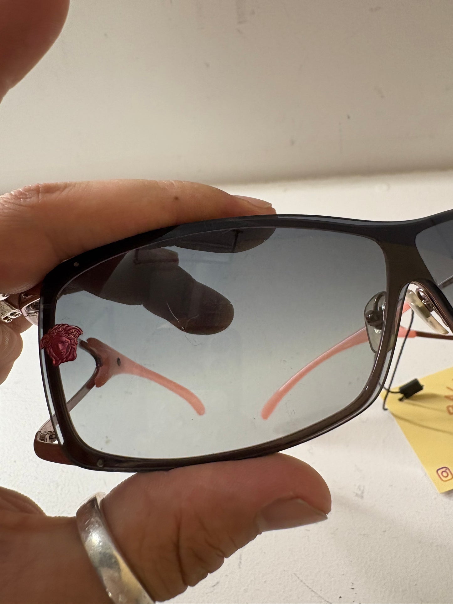 (OS) Versace Shield Gradient Sunglasses