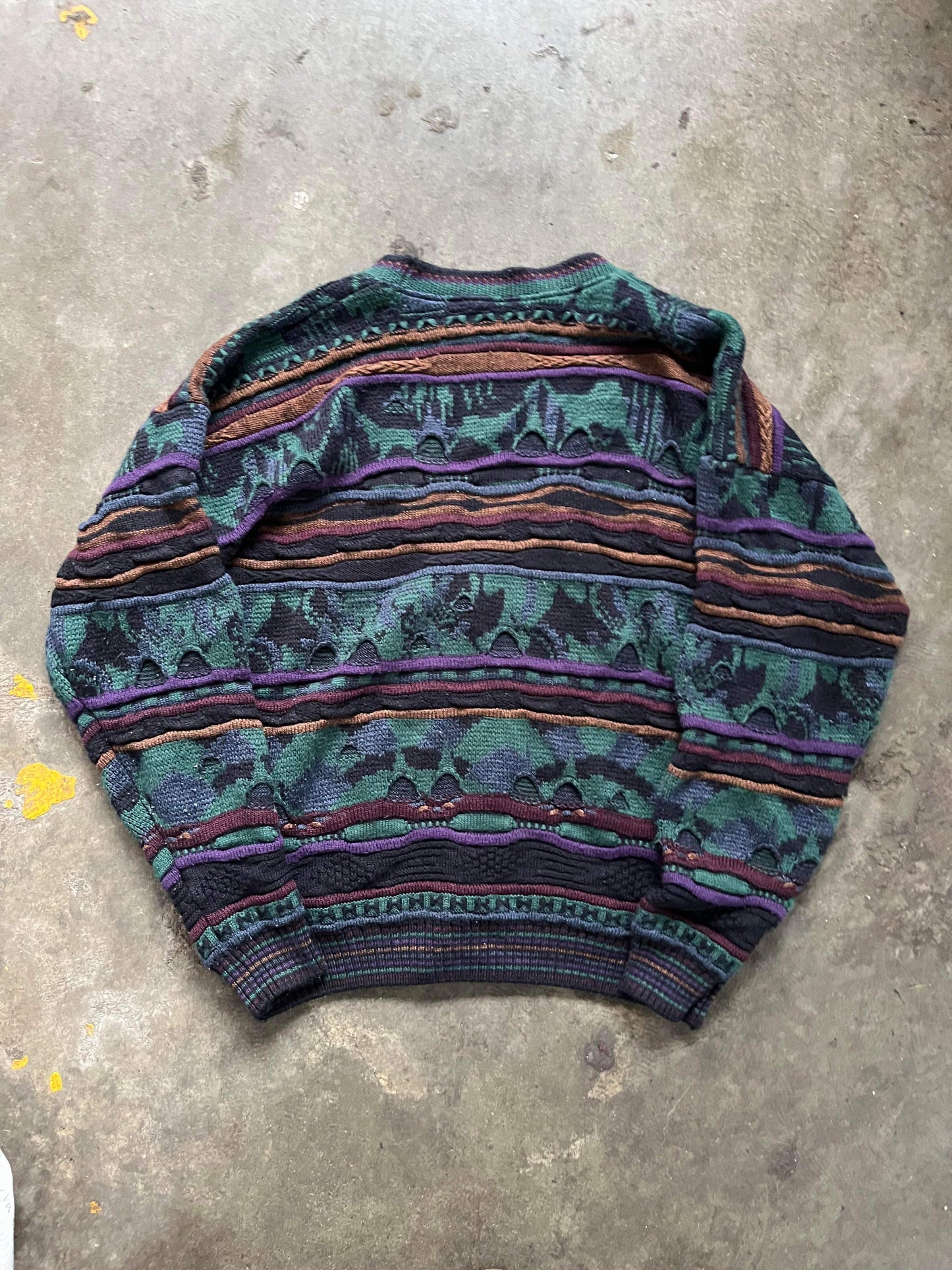 (2X) 90’s Tosani Coogi Style 3D Knit
