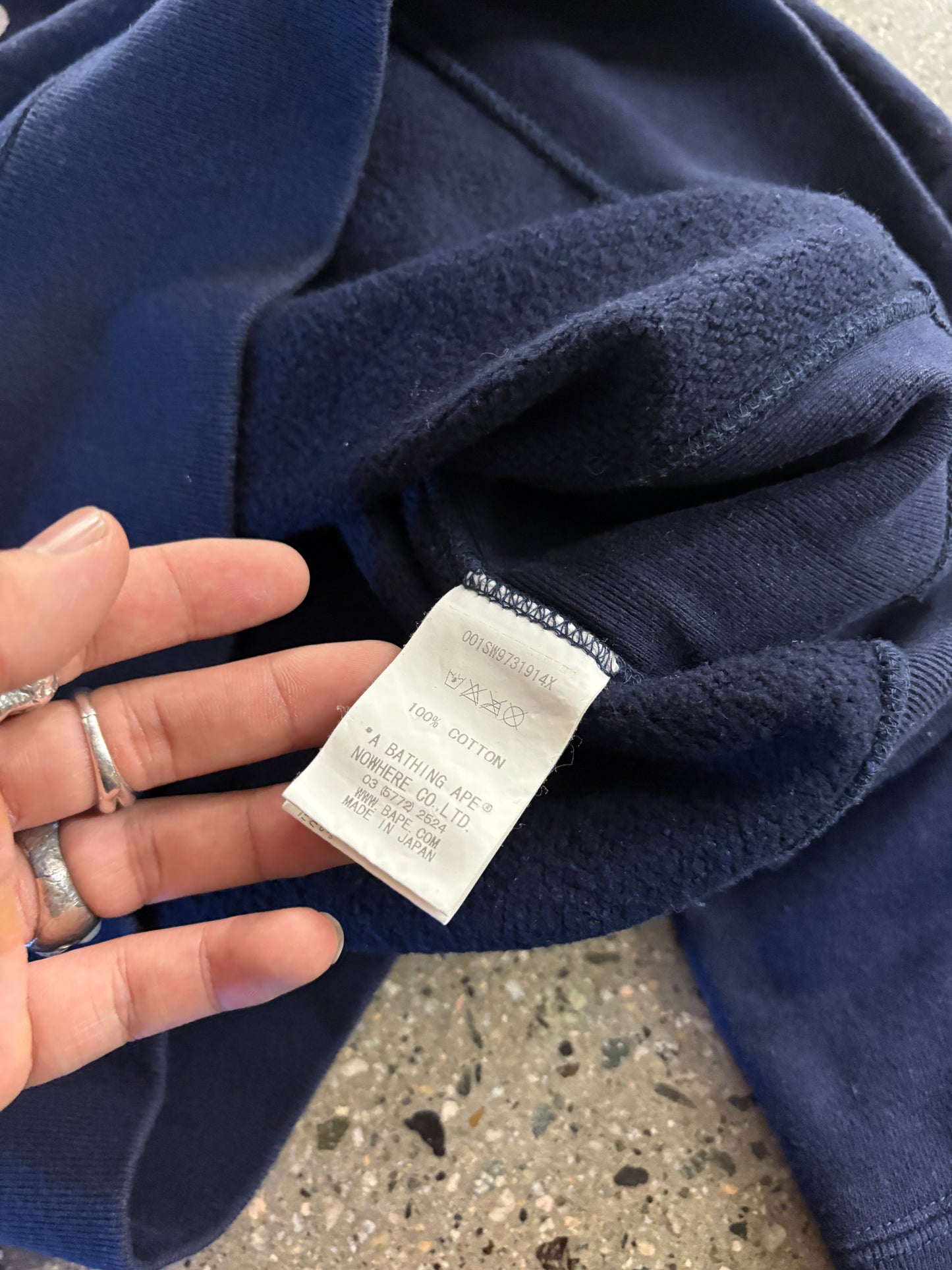 (M) Undefeated x Bape Crewneck