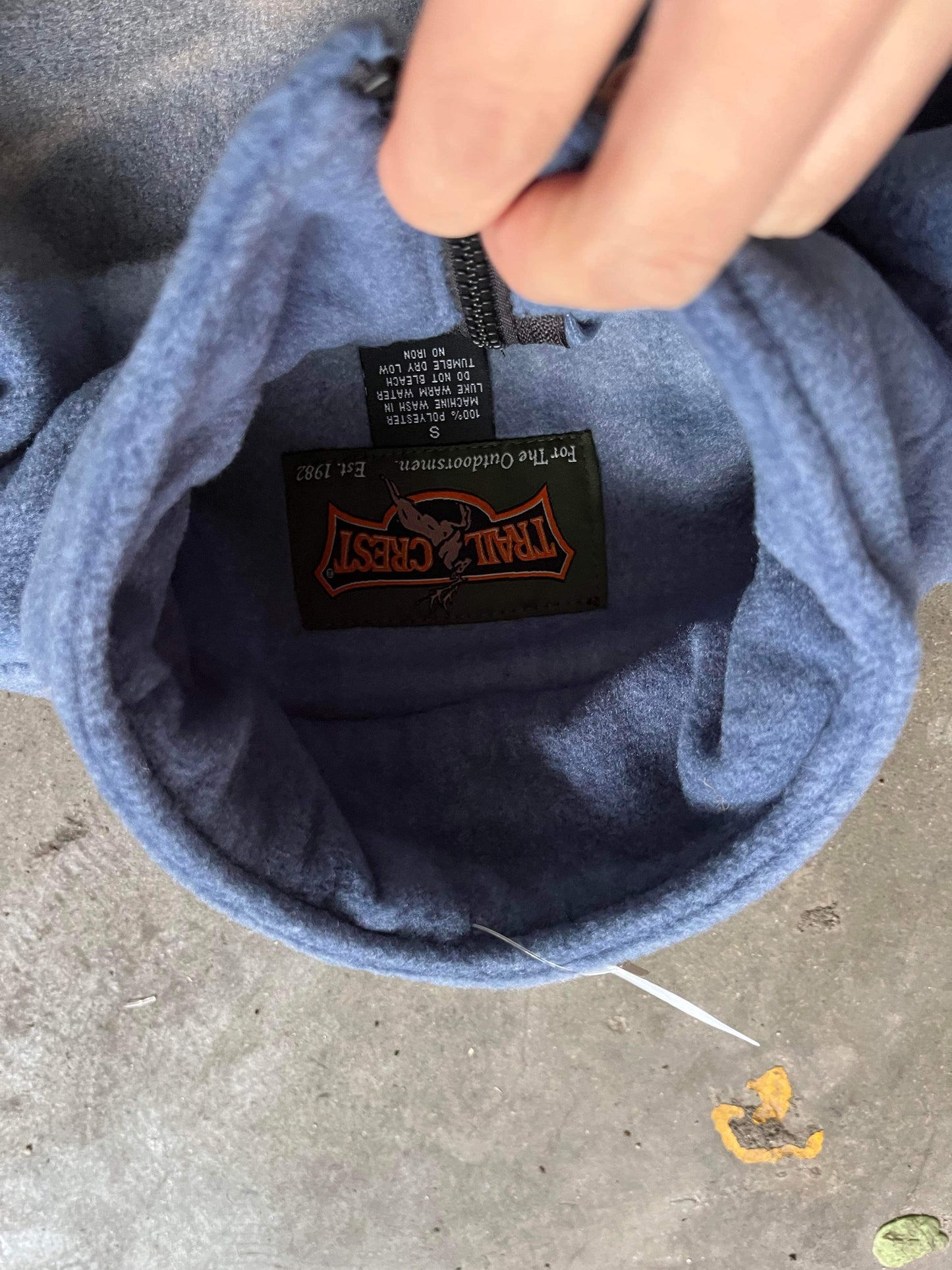 (S/M) Moose Fleece Zip Up