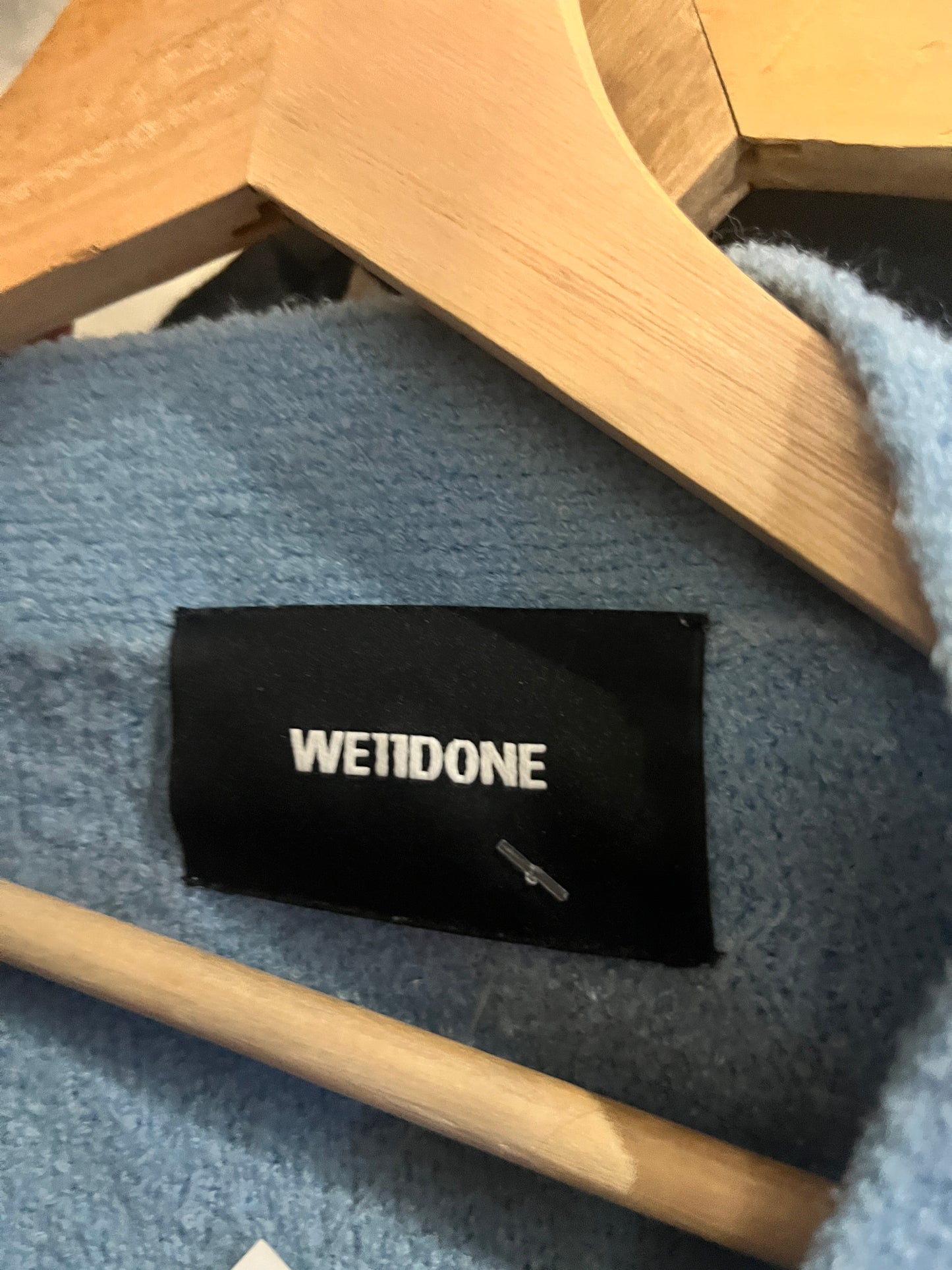 (S) We11done Blue Cardigan ( Retailed for $795)
