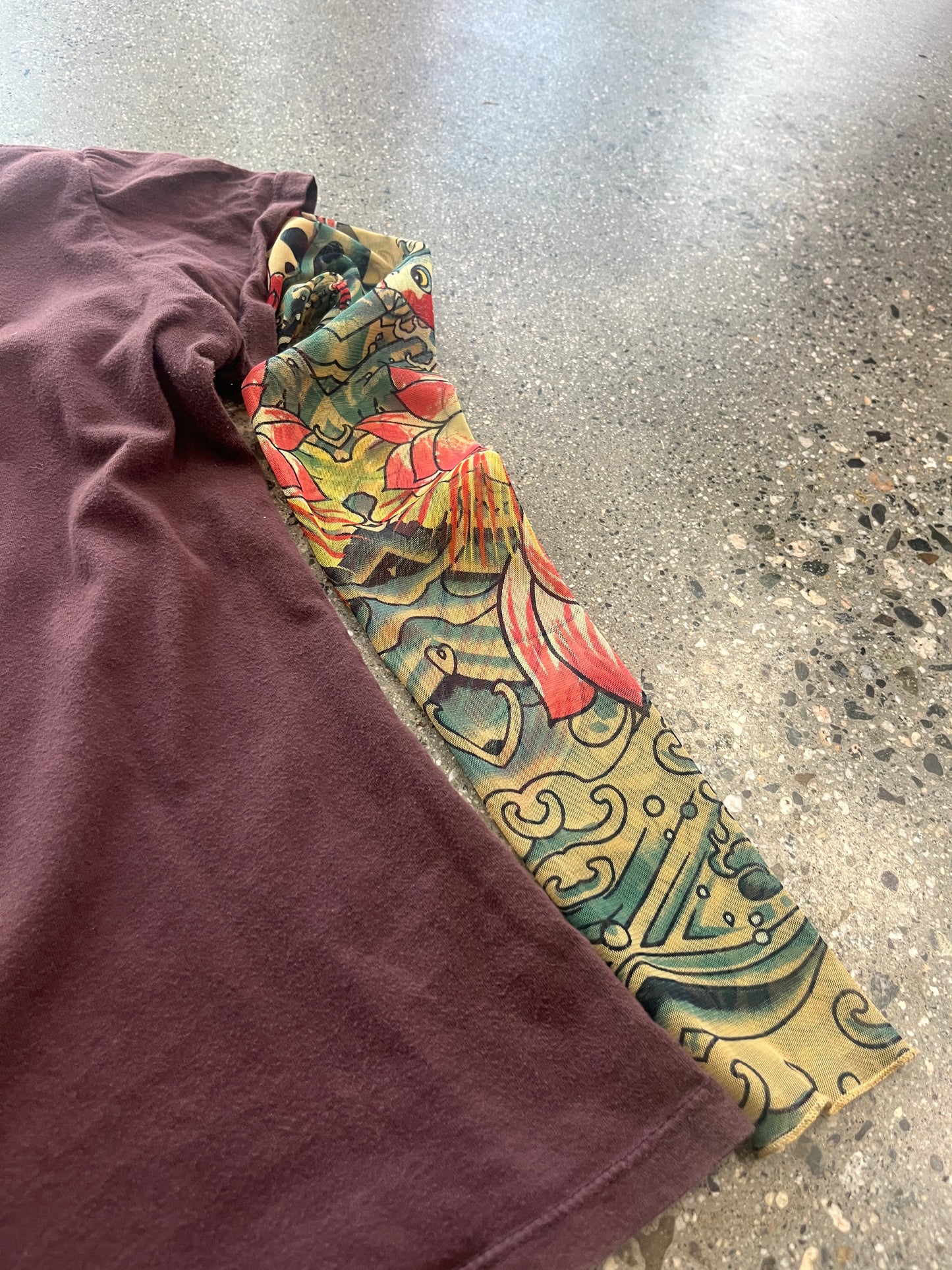 (Women’s M) Ed Hardy Brown LS Top