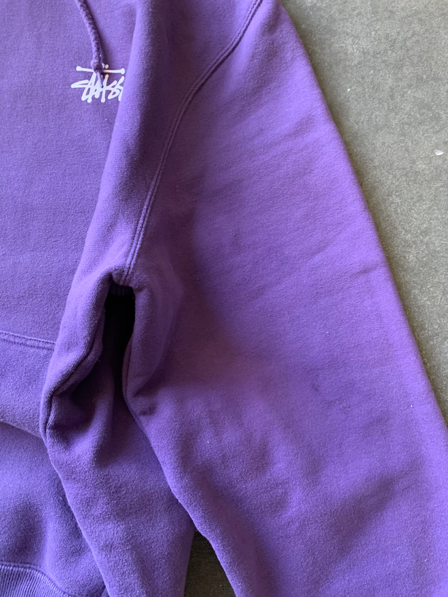 (M/L) Stussy Grape Script Hoodie