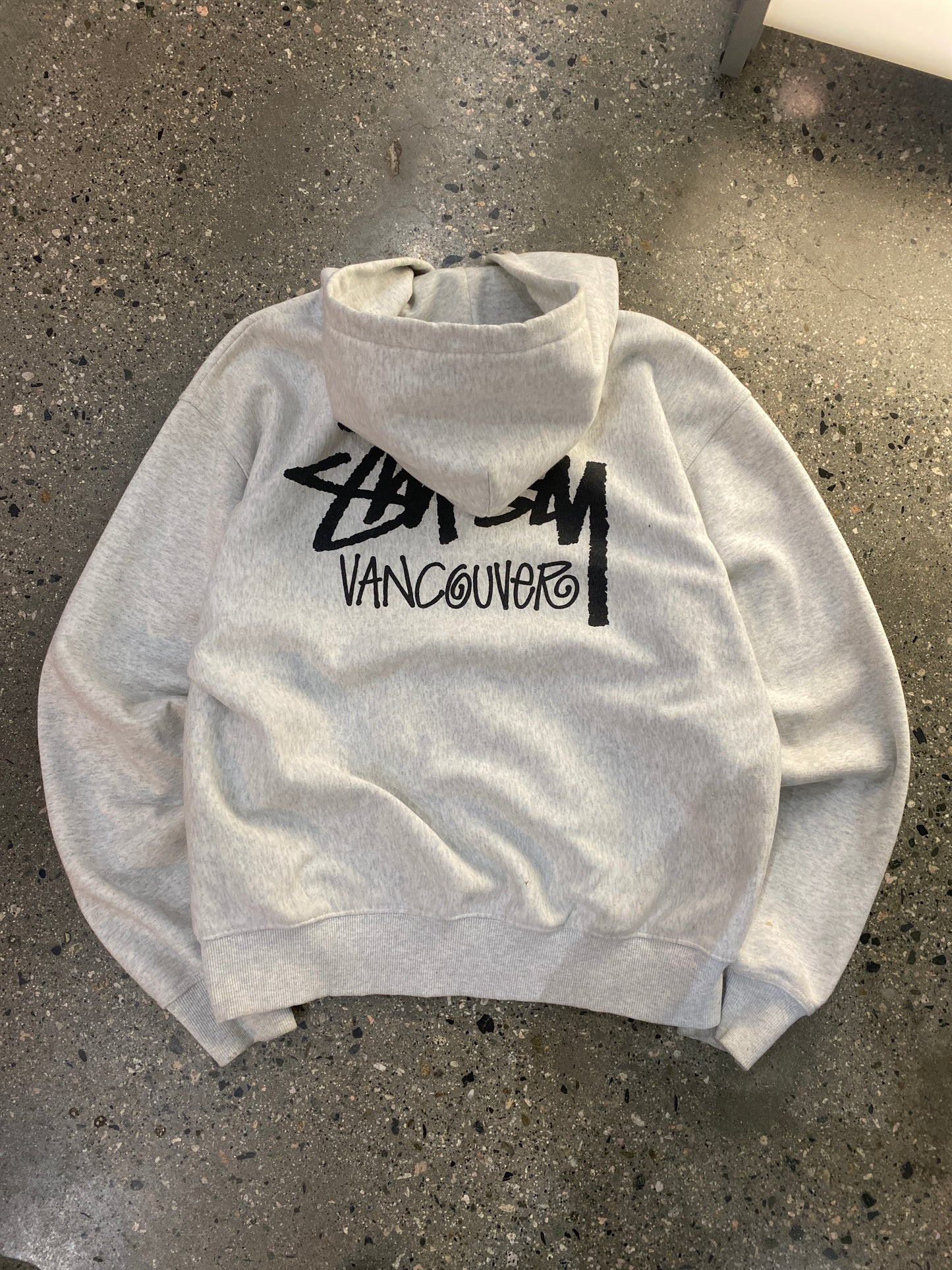 (XL//2X) Stussy Grey Vancouver Zipup