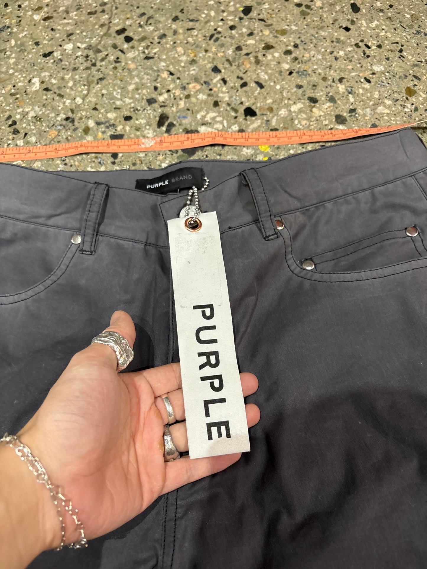 (34”) Purple Brand Baggy Cargo