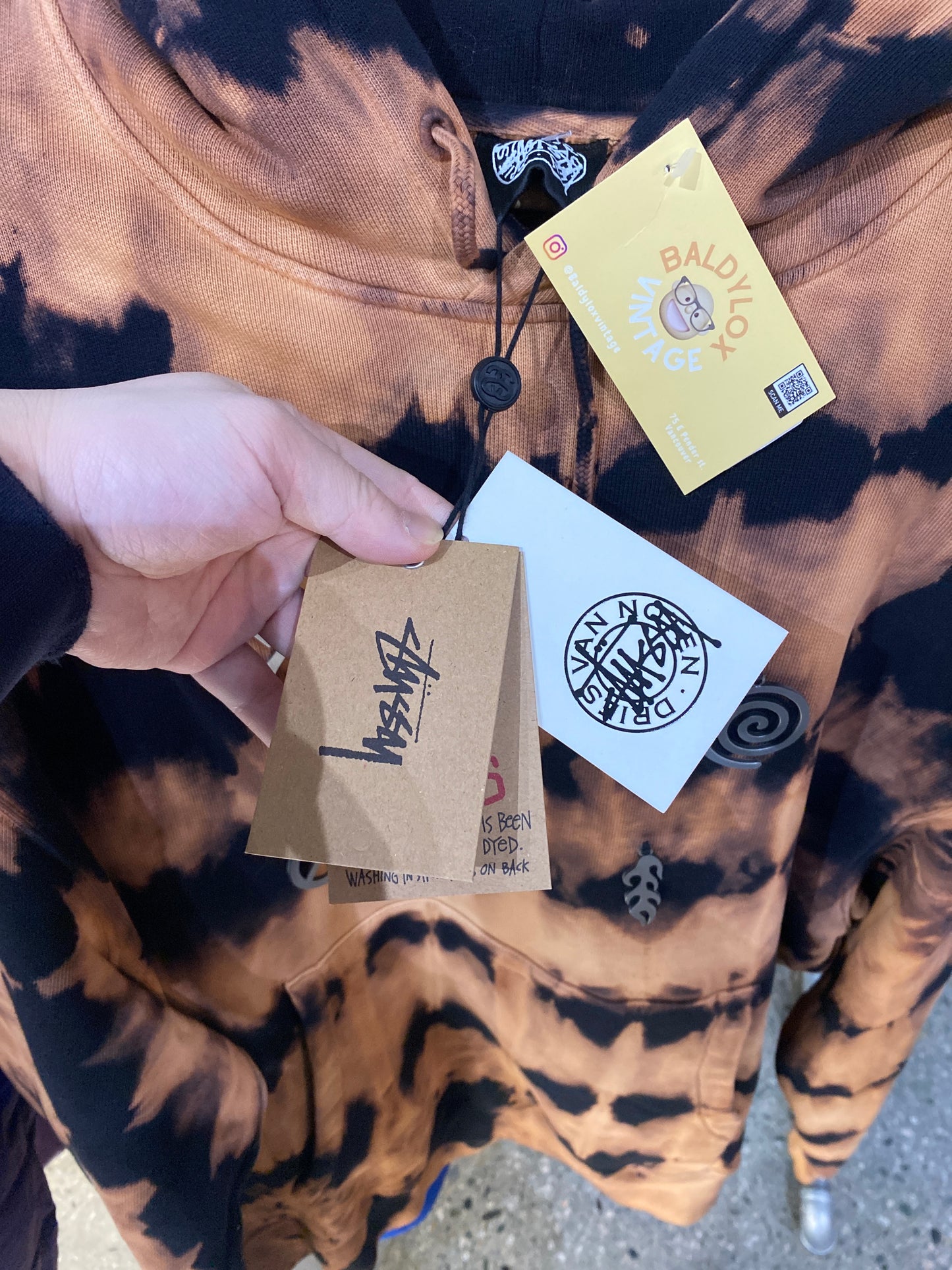(XL) BNWT Stussy x Dries Van Noten Bandana Hoodie