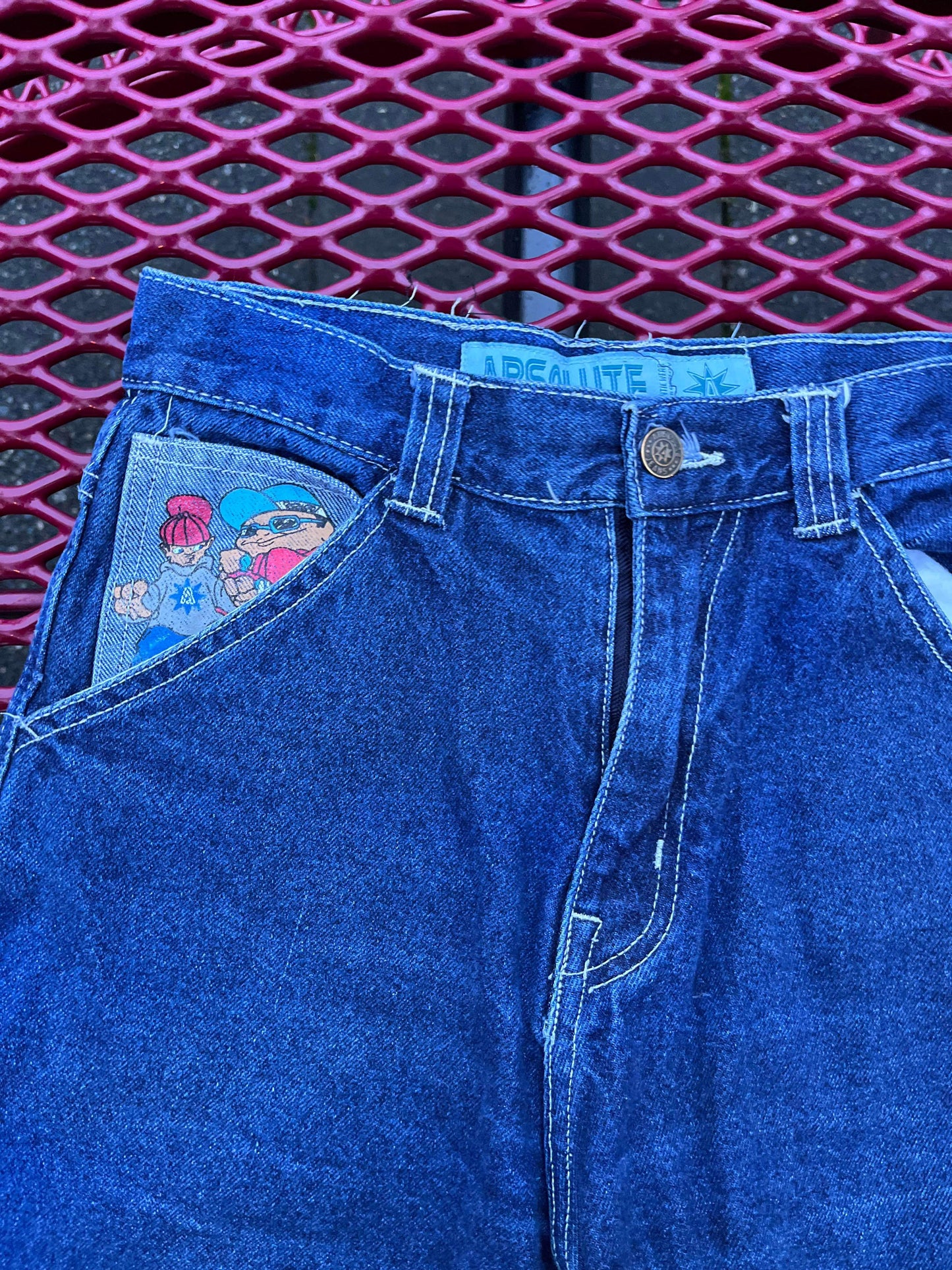 (Size 26”) Y2K Absolute Baggy Carpenter Denim