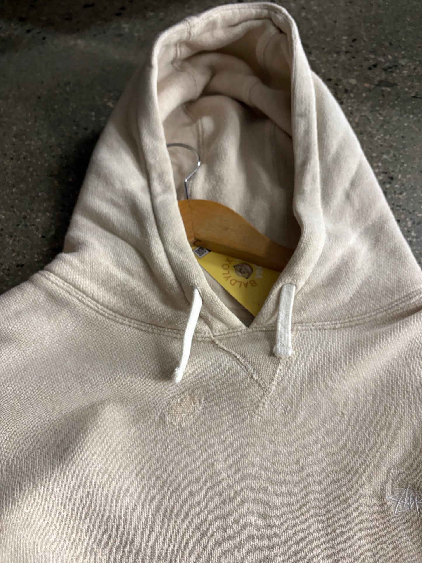 (S) Stussy Oatmeal Hoodie