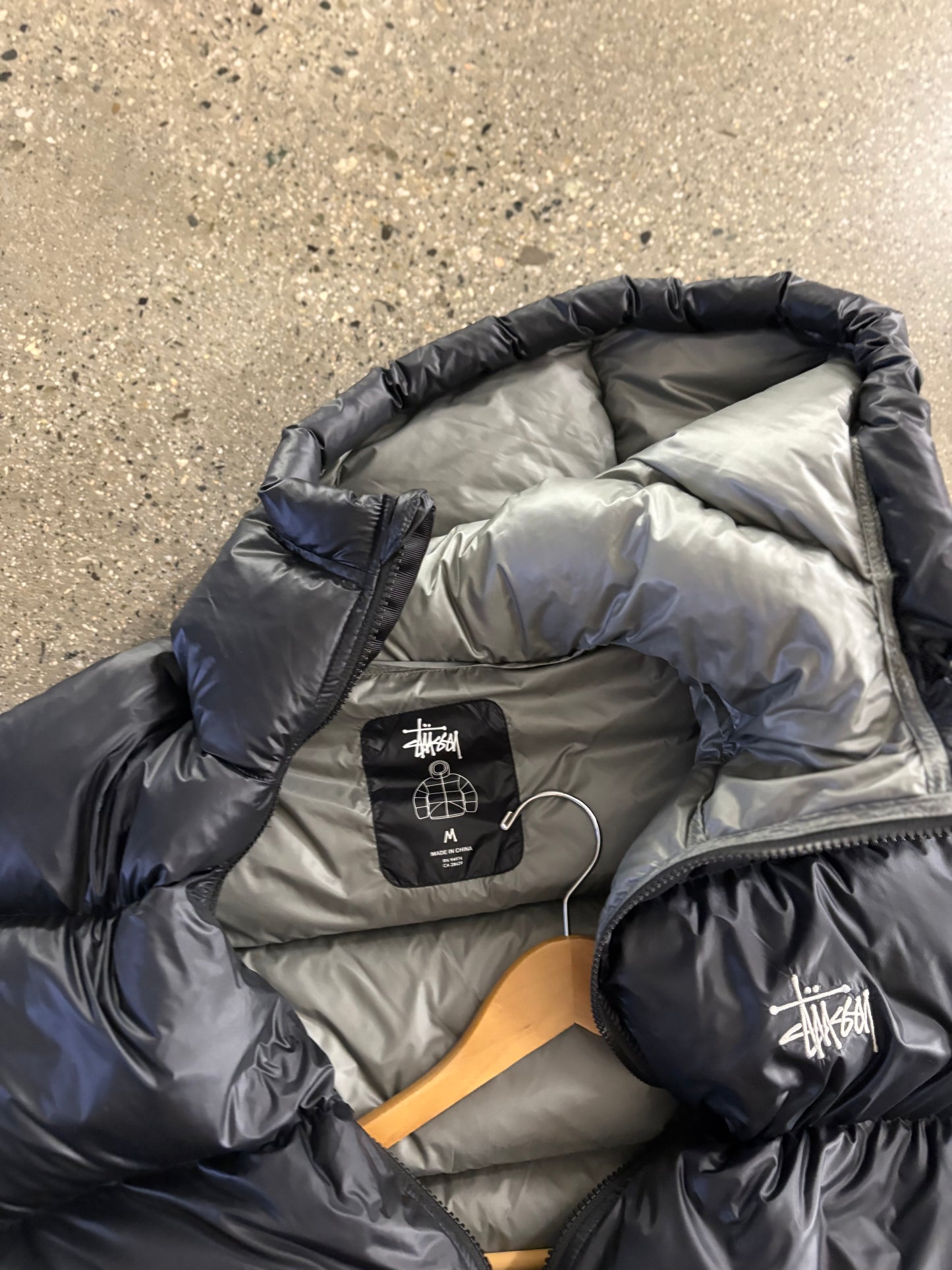 (M) Stussy Micro Ripstop 900 Fill Down Puff
