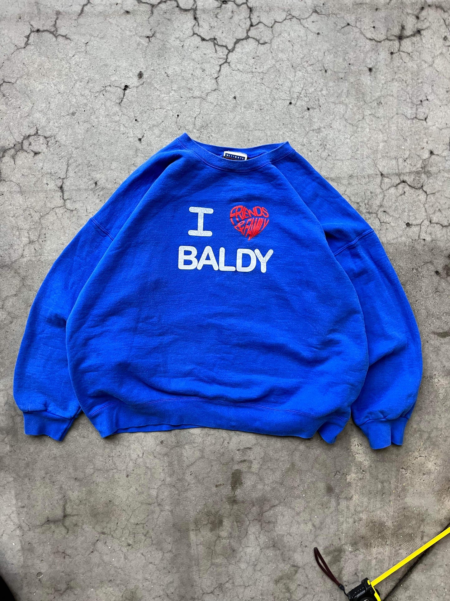 (2X) Baldy Friends & Fam Crewneck