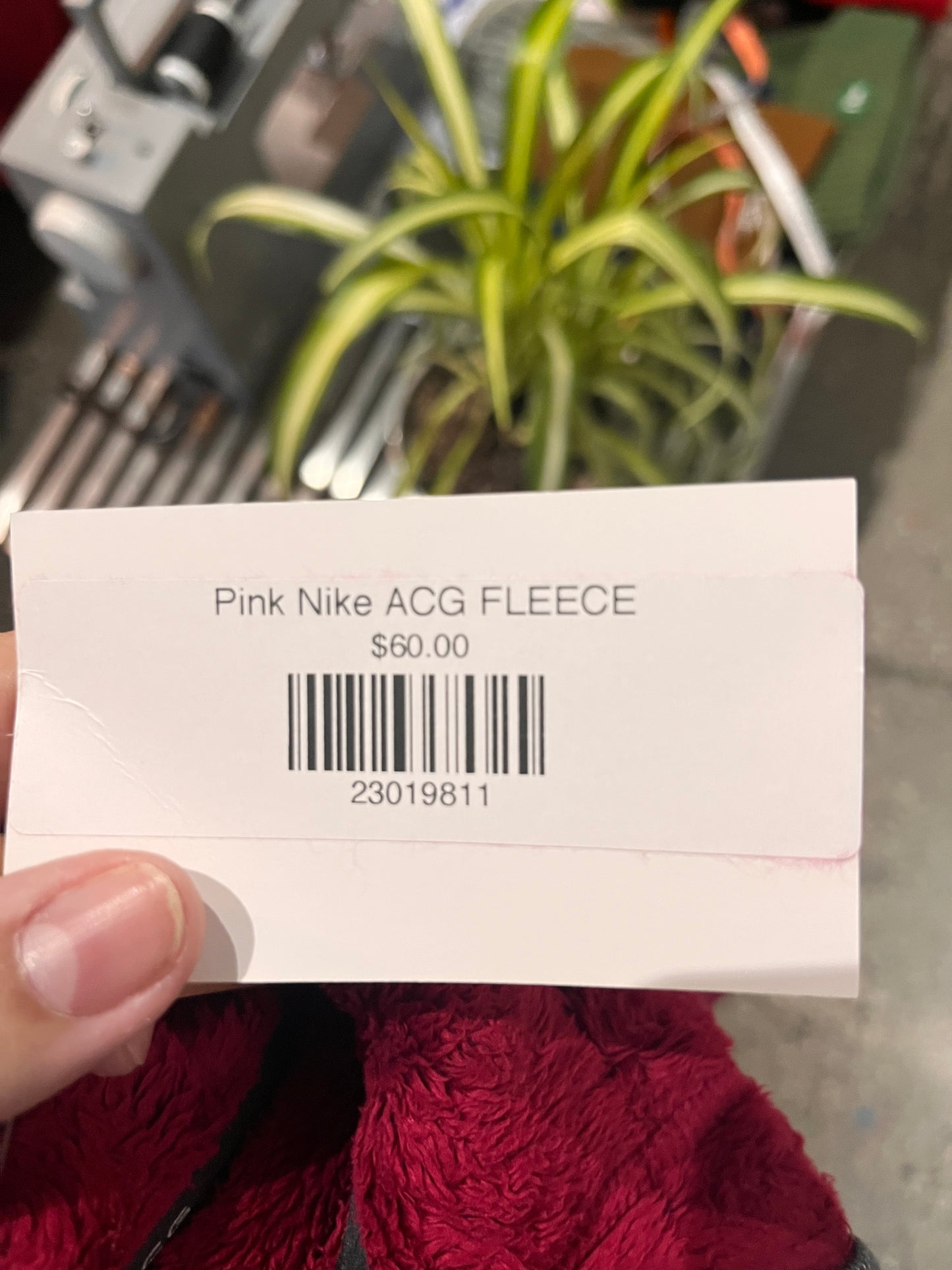 (Womens S) Pink Nike ACG FLEECE