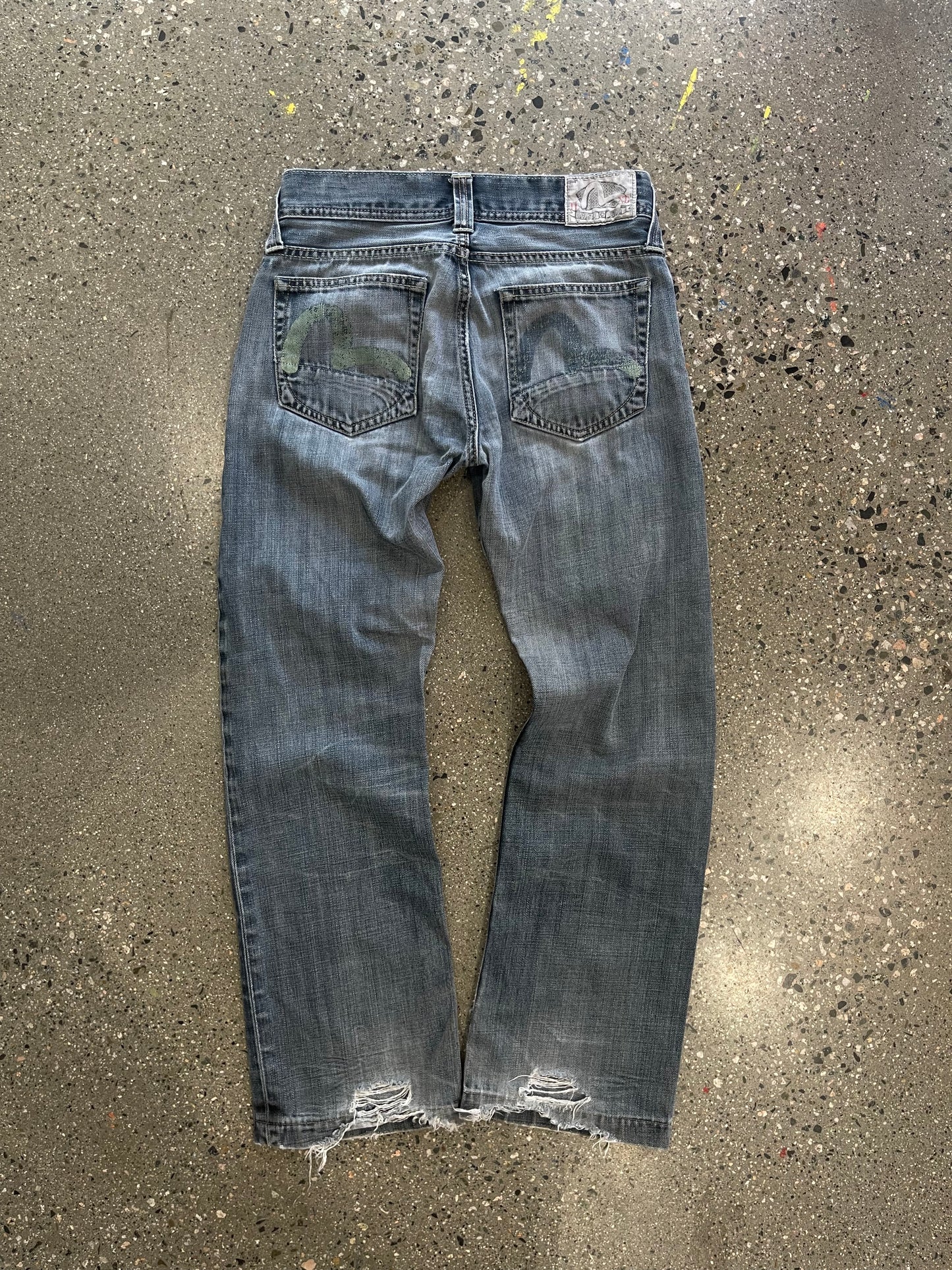 (30x34”) Evisu x Puma Y2K Jeans