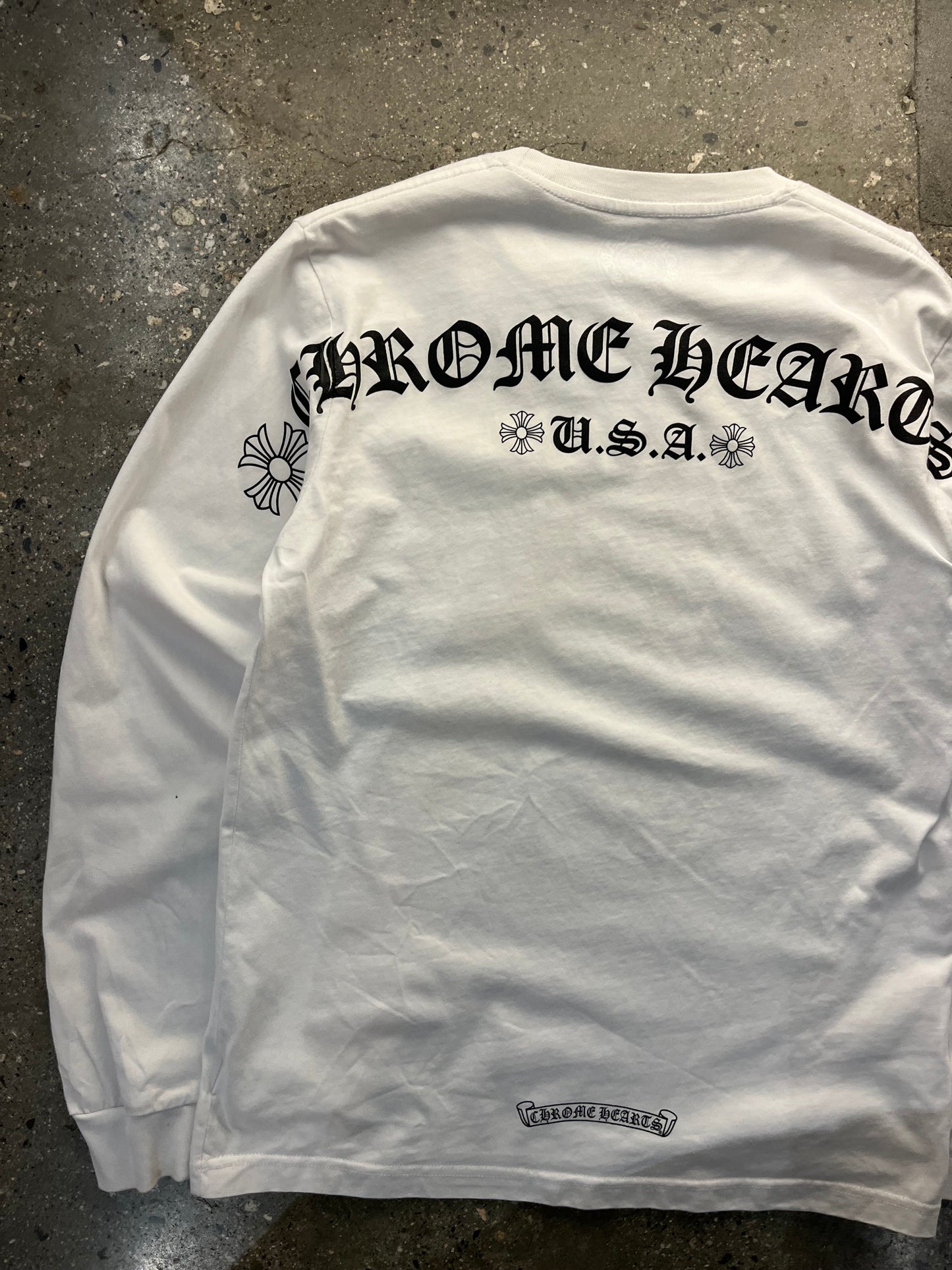 (M) Chrome Hearts Script Longsleeve