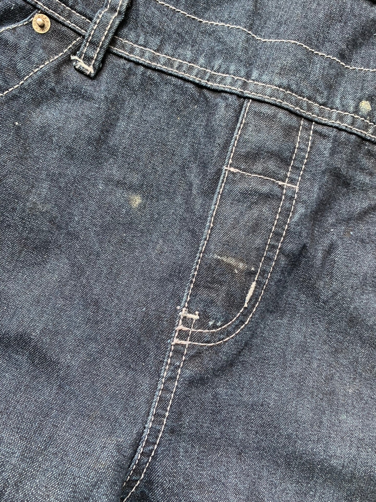 (28”) Y2K Brody Jeans Flared Overalls