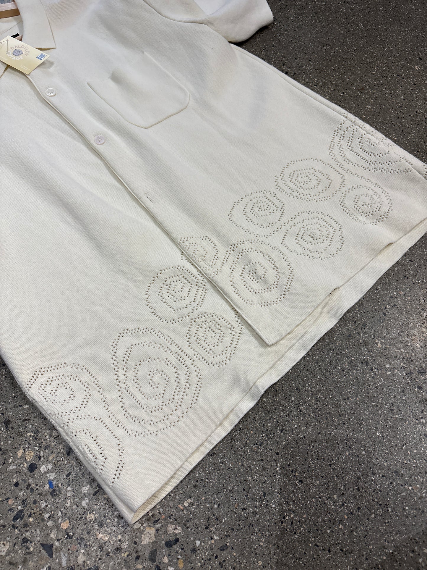 (XL) Stussy Perforated Swirl Shirt