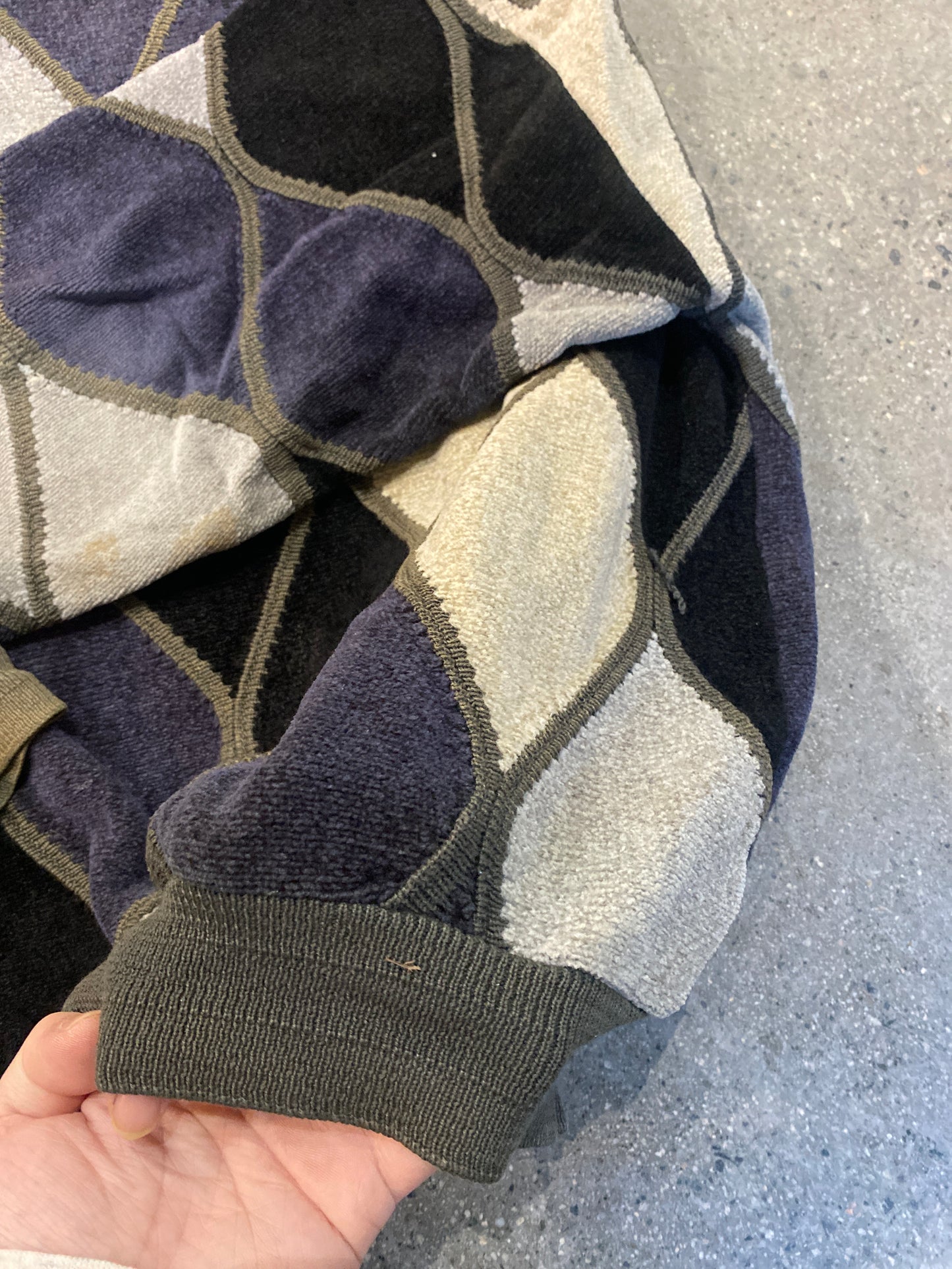 (M) Tundra Teardrop Coogi Style Knit
