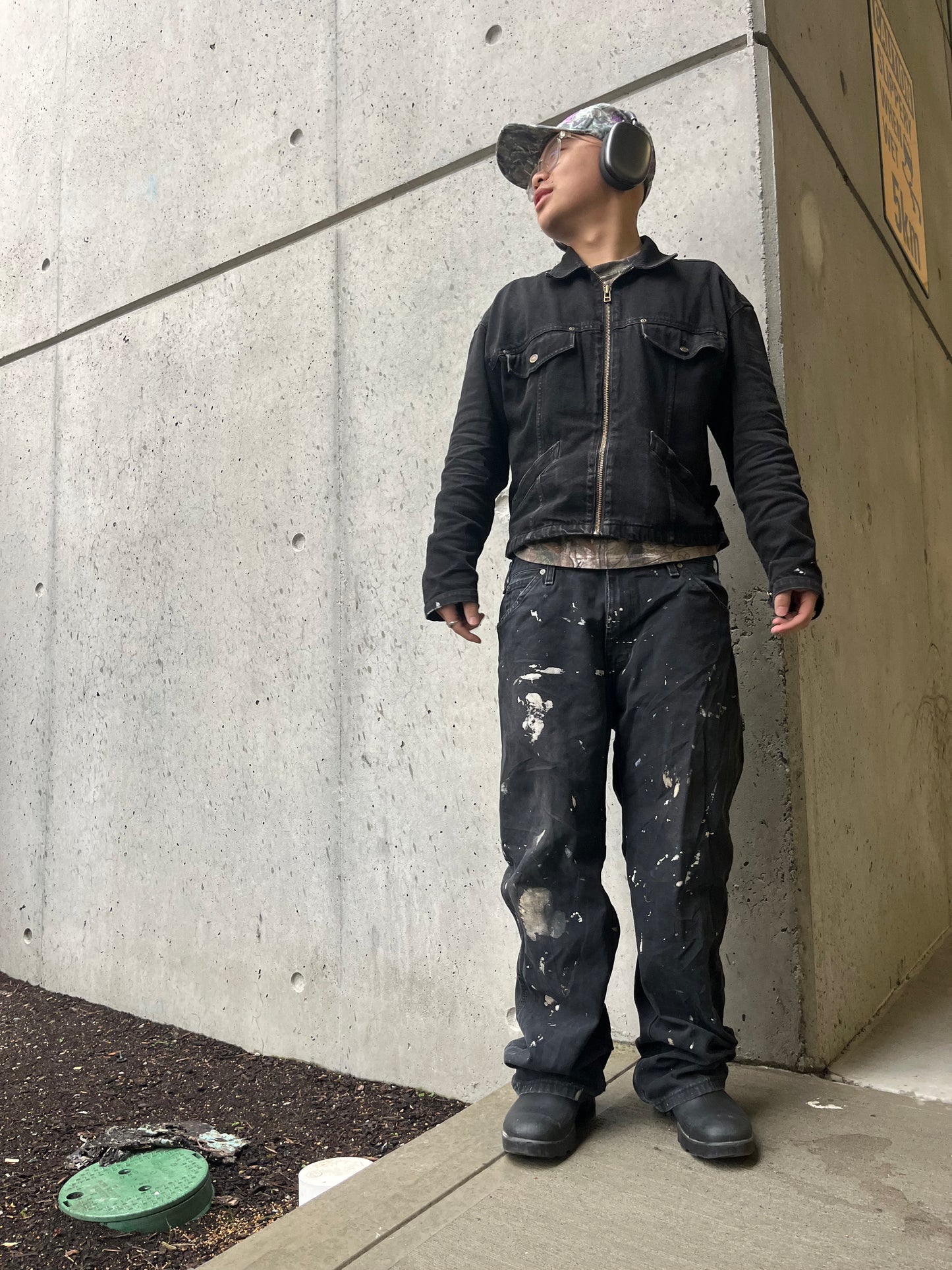 (34”) Dickies Paint Splatter Carpenters