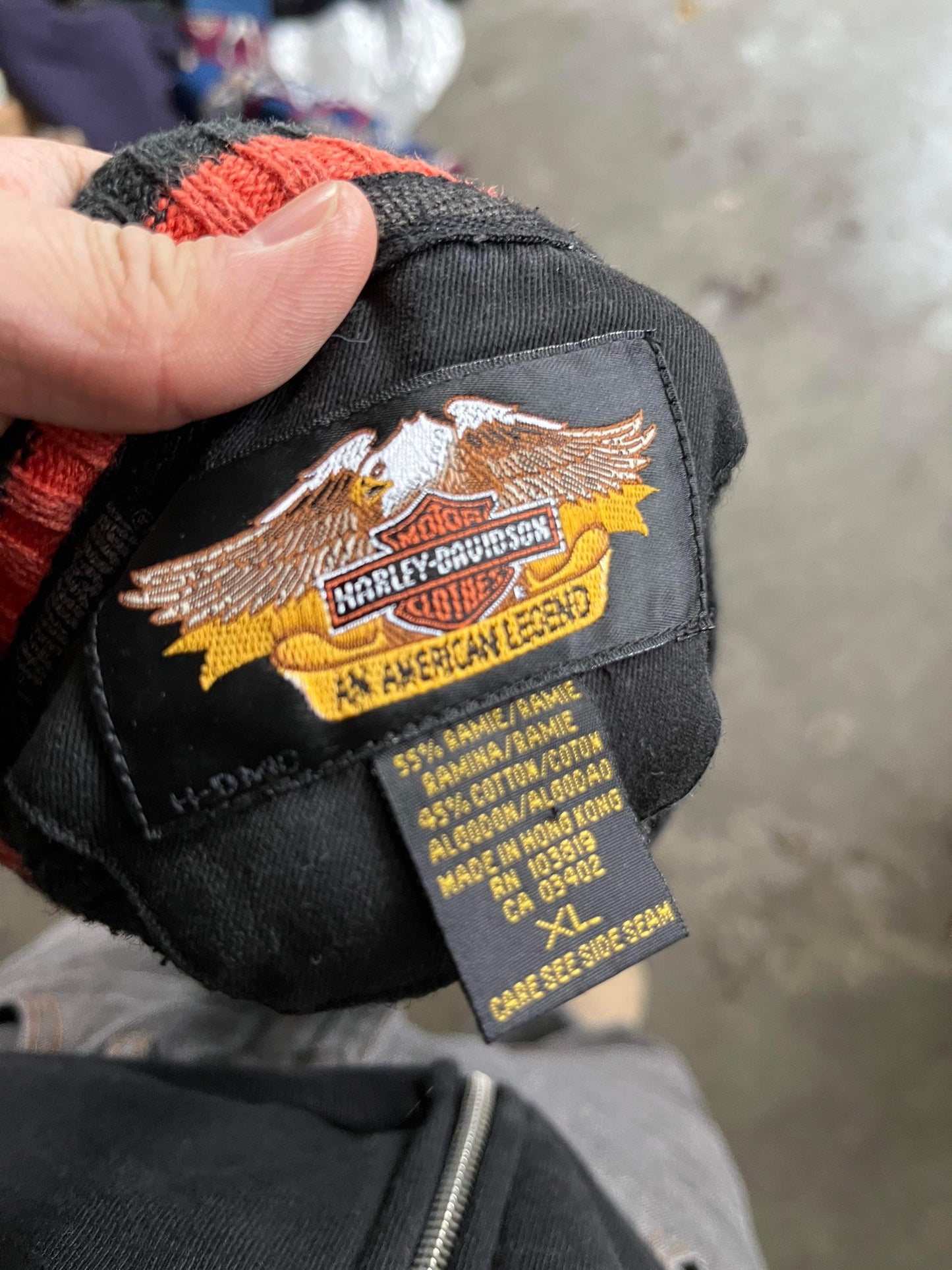 (XL/2X) Vintage Harley Davidson Knit