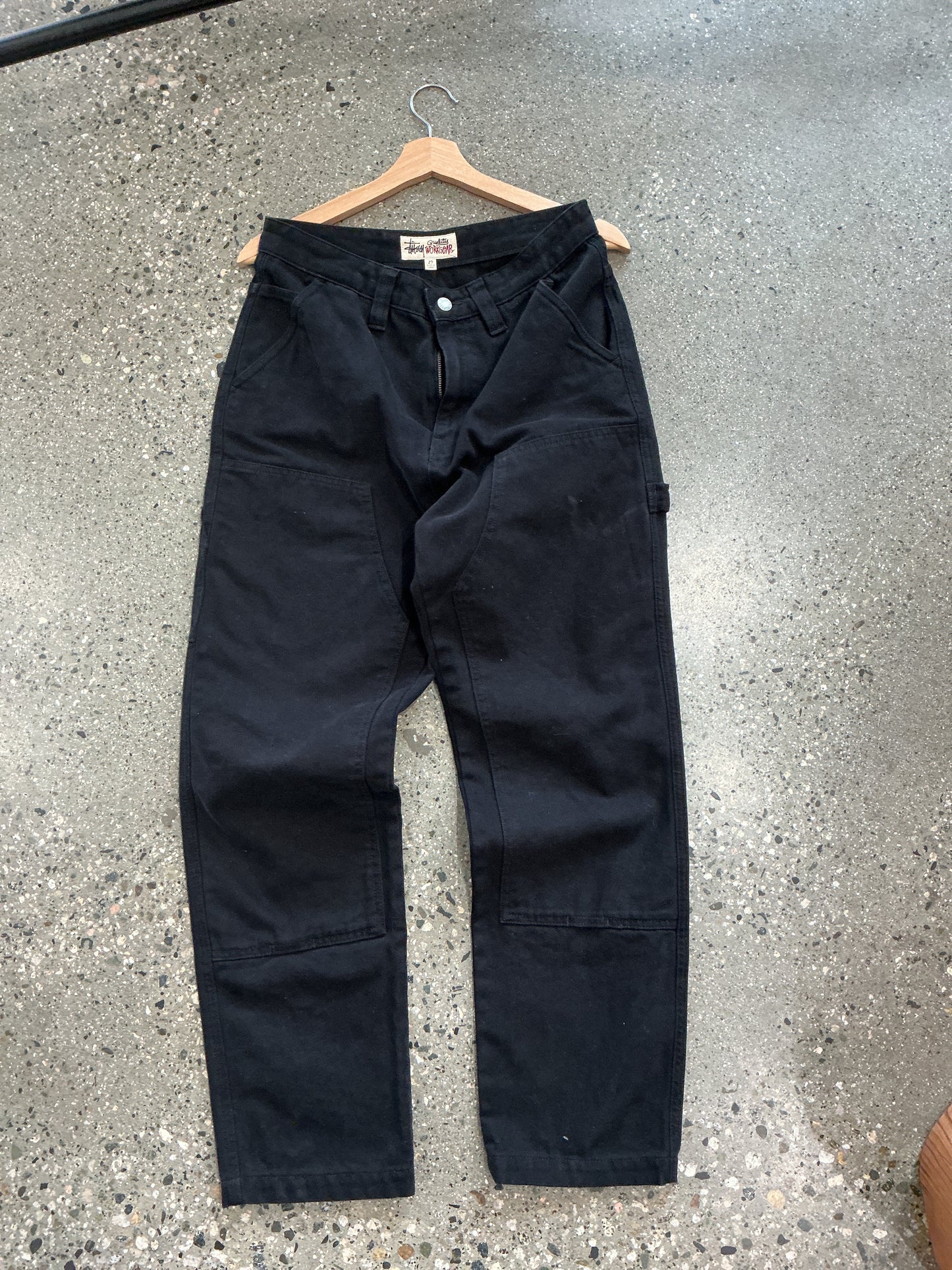 29” Stussy Black Doubleknees