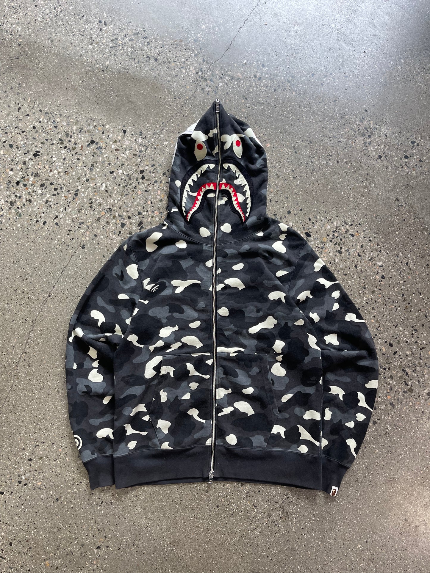 (M/L) Glow in the Dark Bape Full Zip