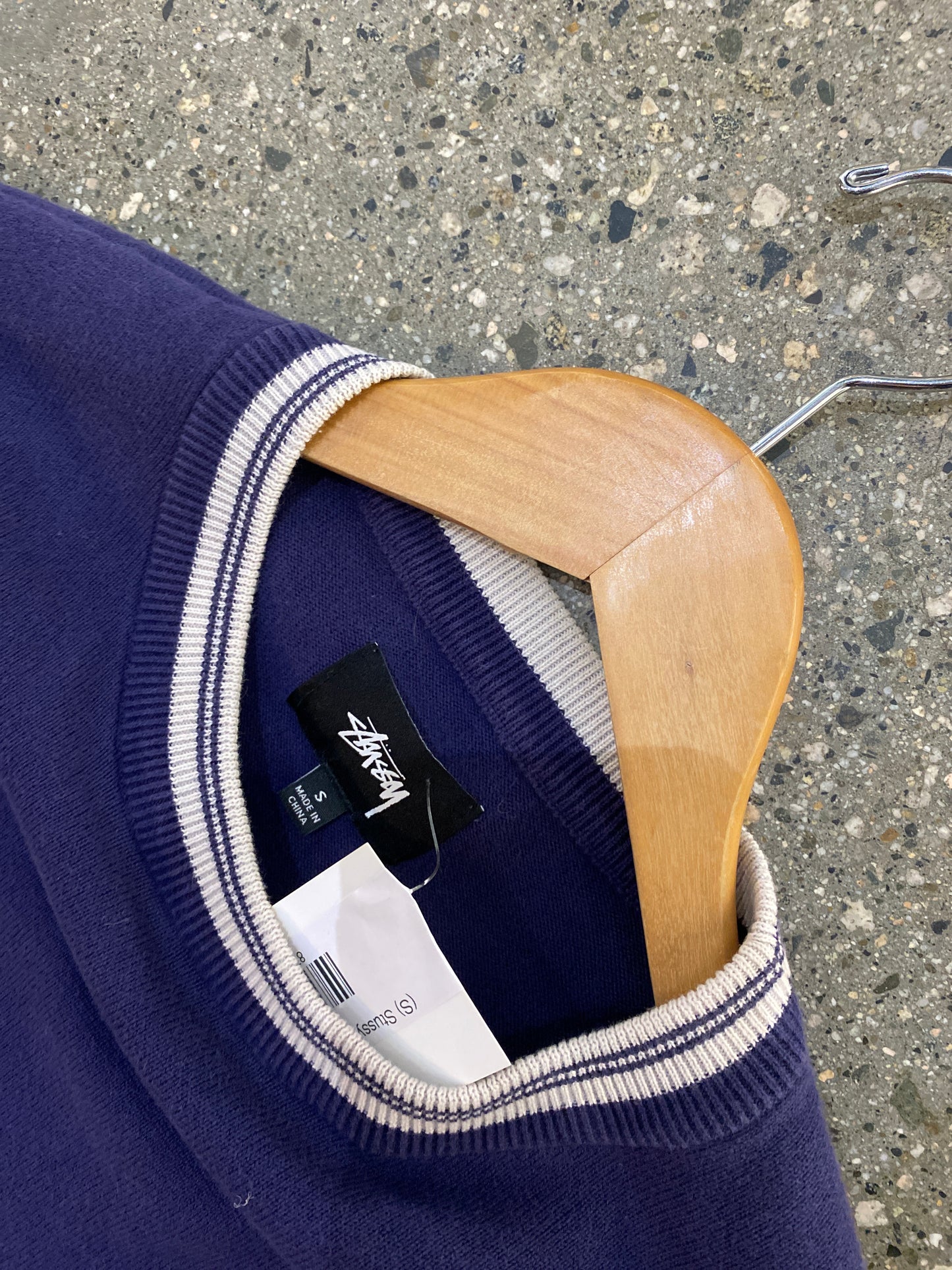 (S) Stussy Knitted Ringer Top