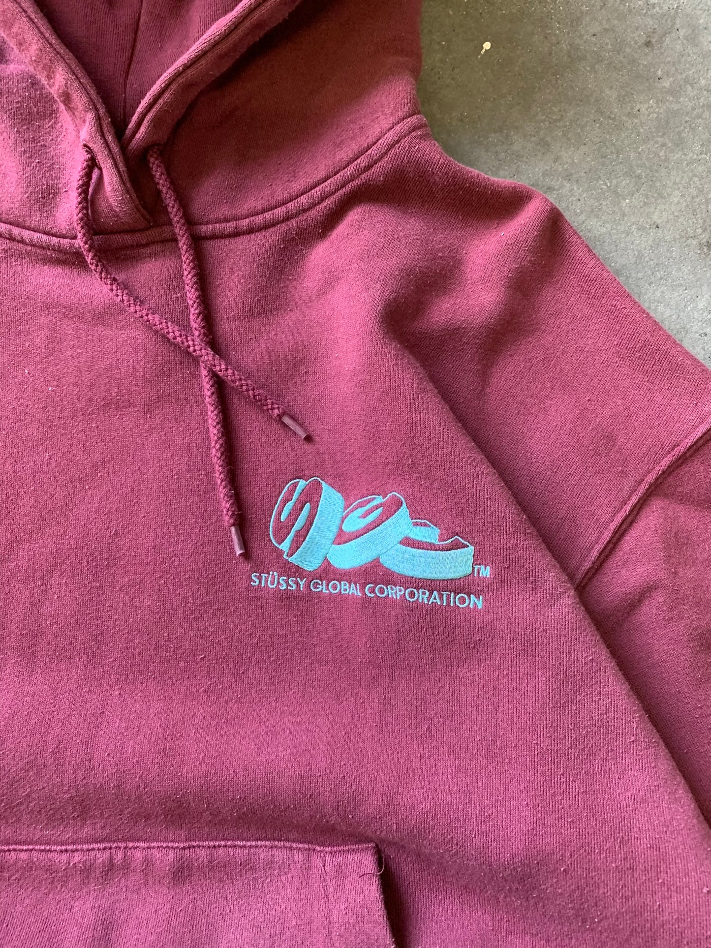 (XS/S) Stussy Global Corp Hoodie