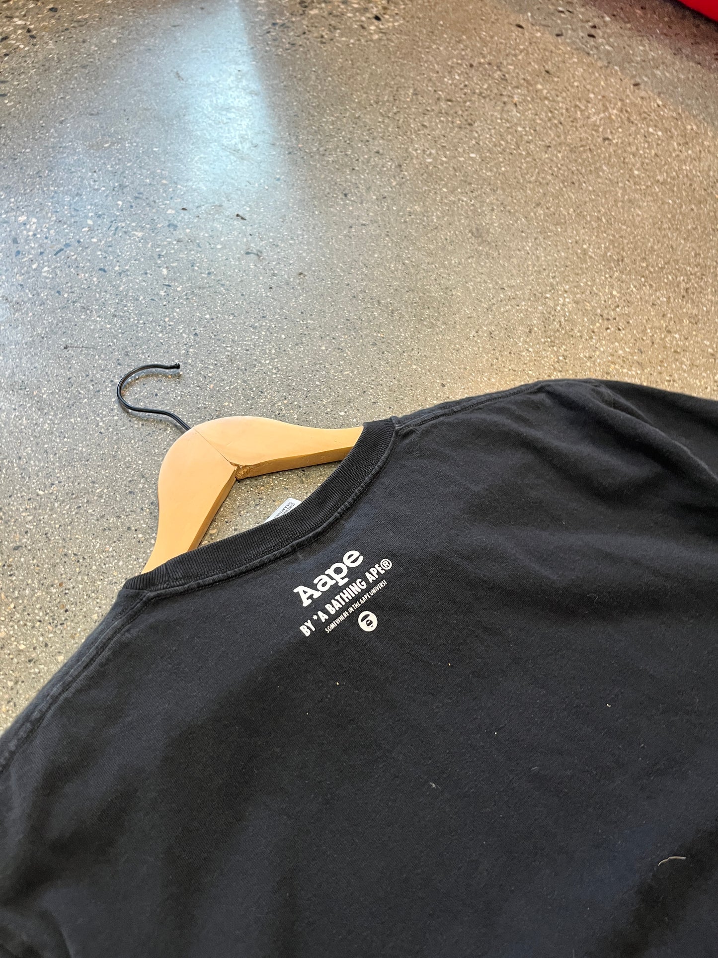 (L) AAPE Black Tee