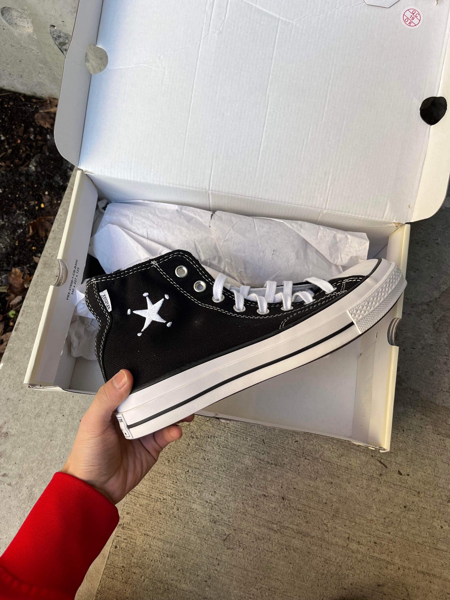 ) (8.5) Stussy x Converse All Stars ~