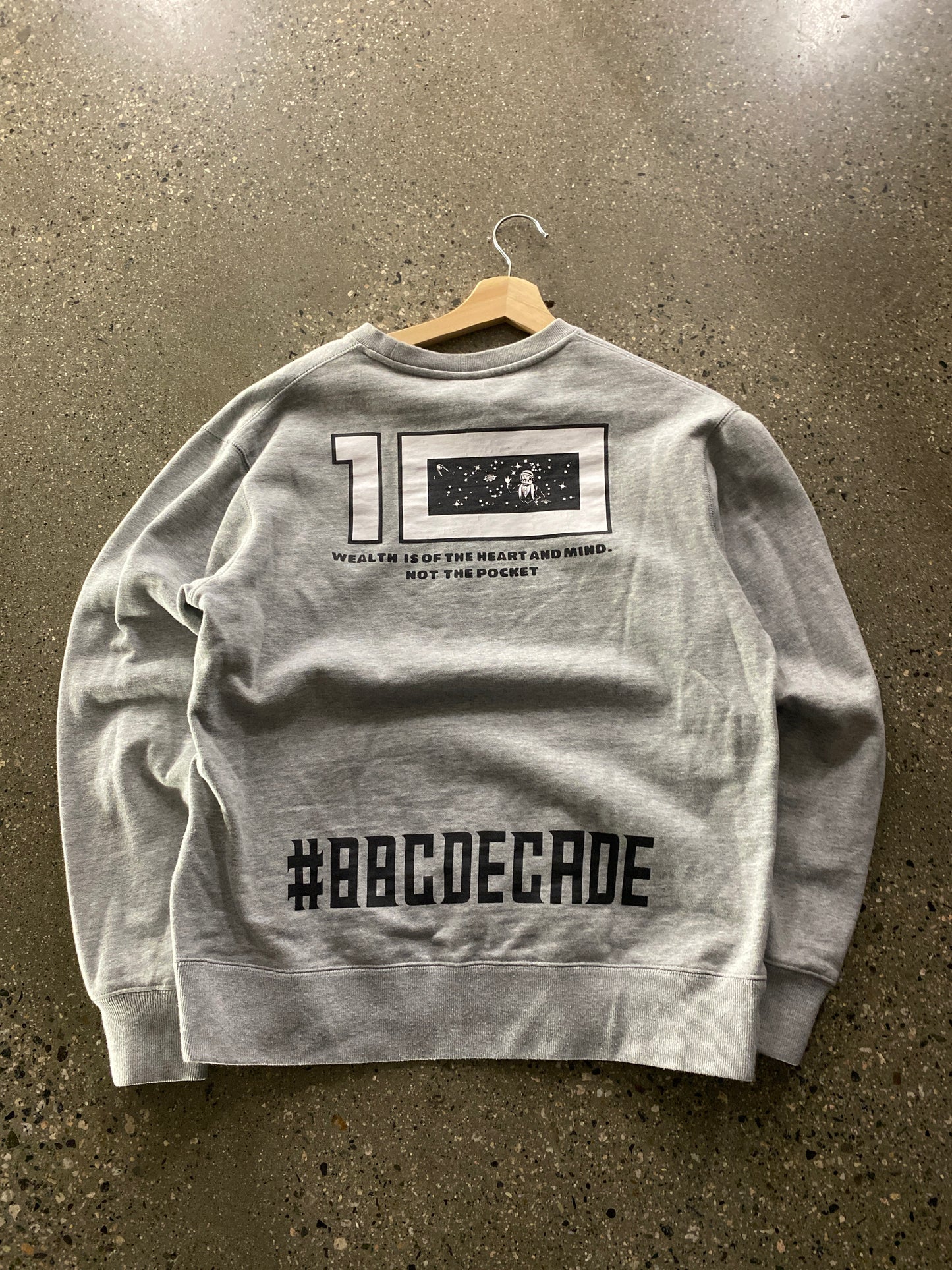 (M) Billionaire Boys Co 10th Anniversary Crewneck