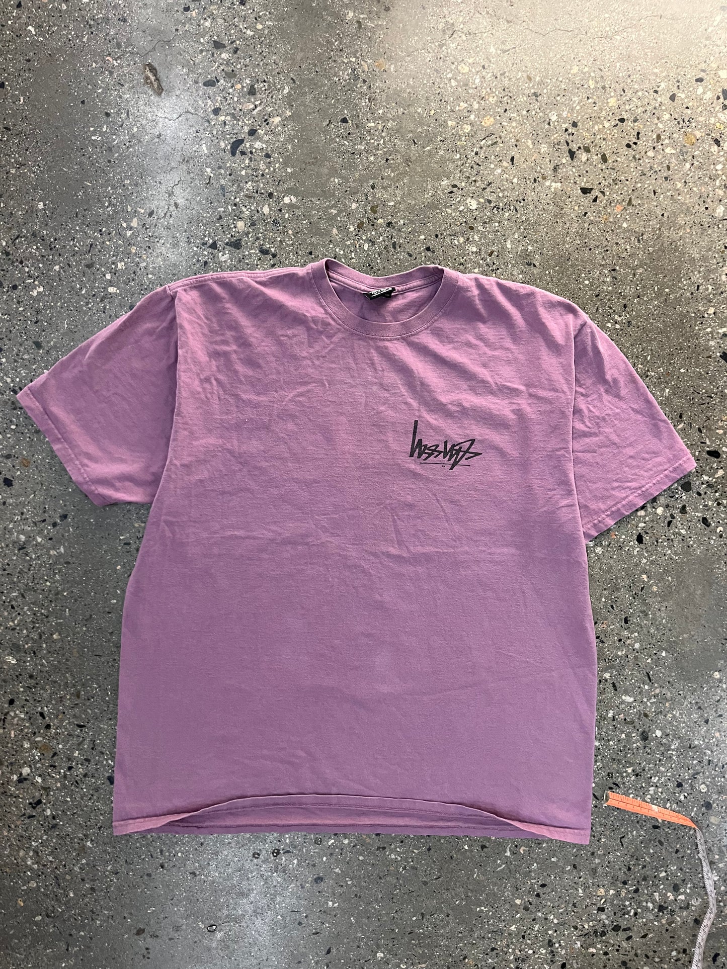 (XL) Stussy Reverse Script Purple Tee