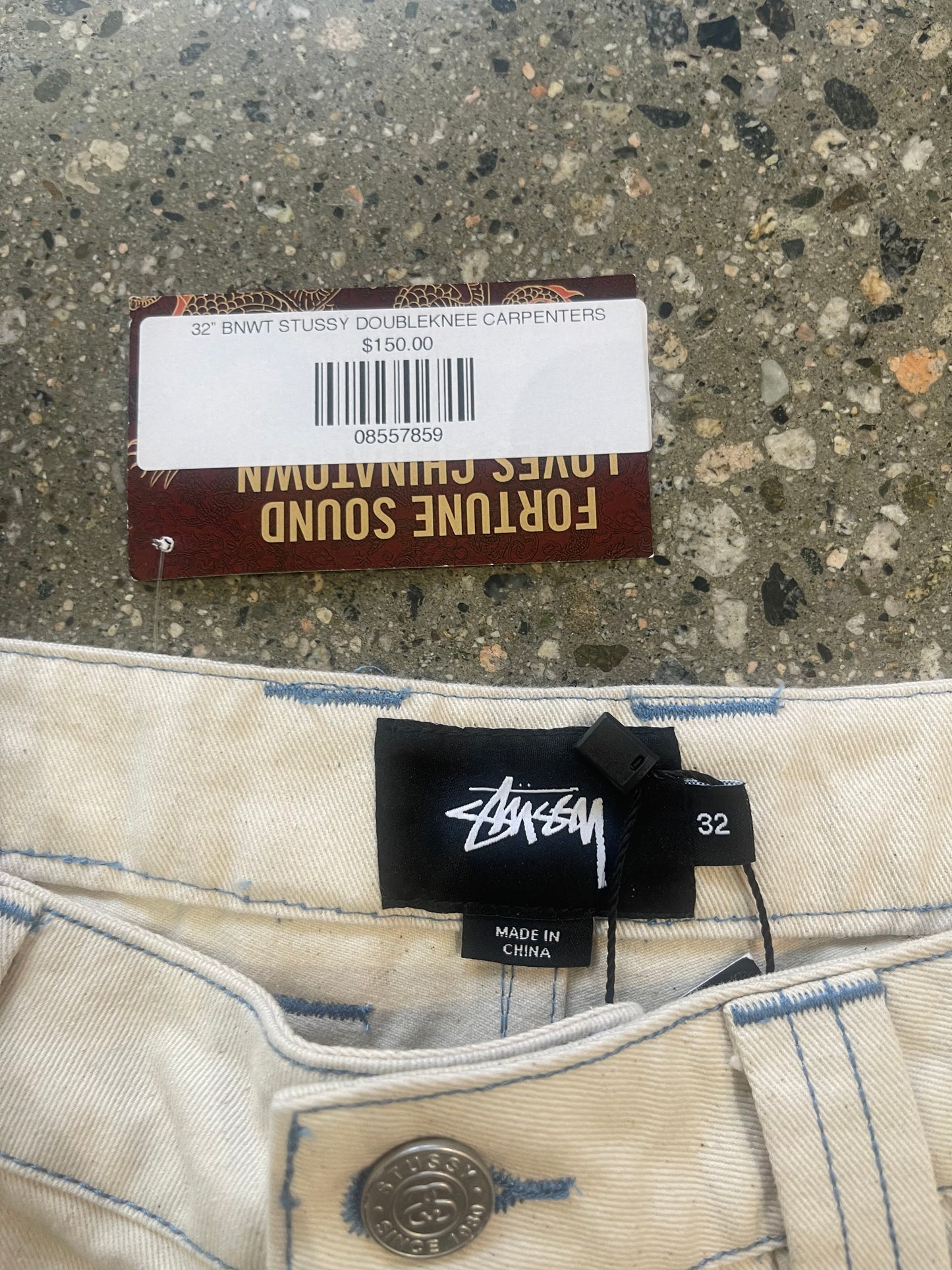 32” BNWT STUSSY DOUBLEKNEE CARPENTERS