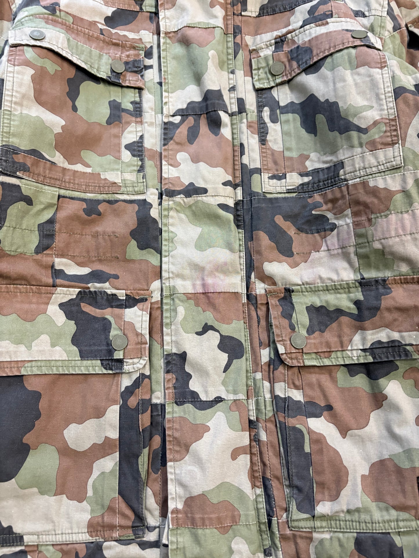 (XL) Vintage 90s Stussy Military Jacket