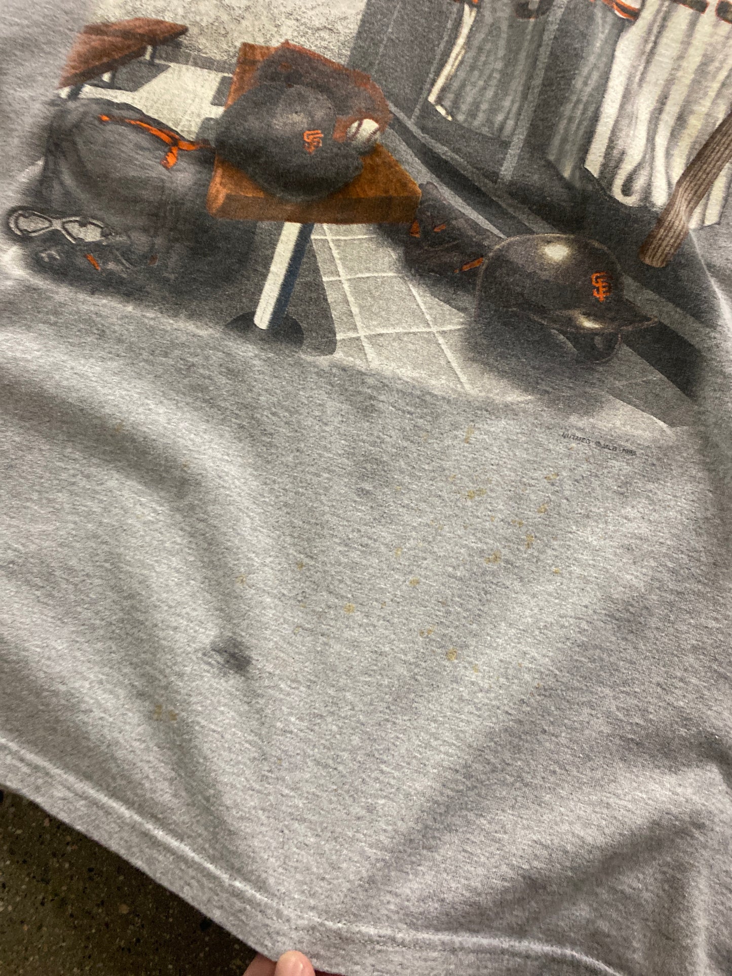 (L) 1995 SF giants tee ( as is )