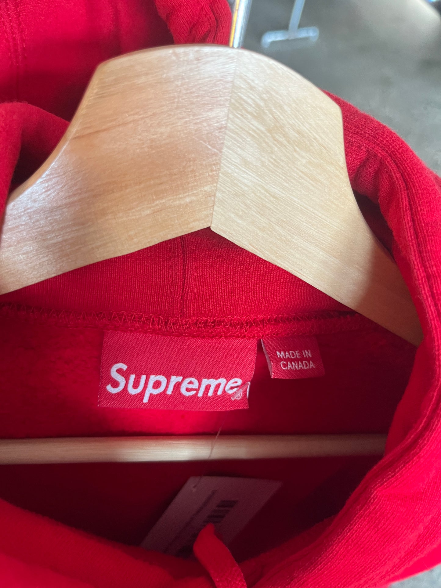 (S) Supreme Shop Hooded Sweatshirt