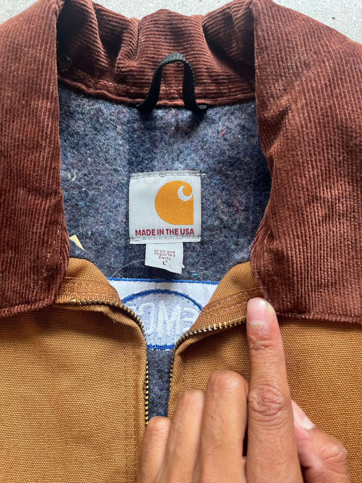 (L) Carhartt Detroit MADE IN USA JACKET