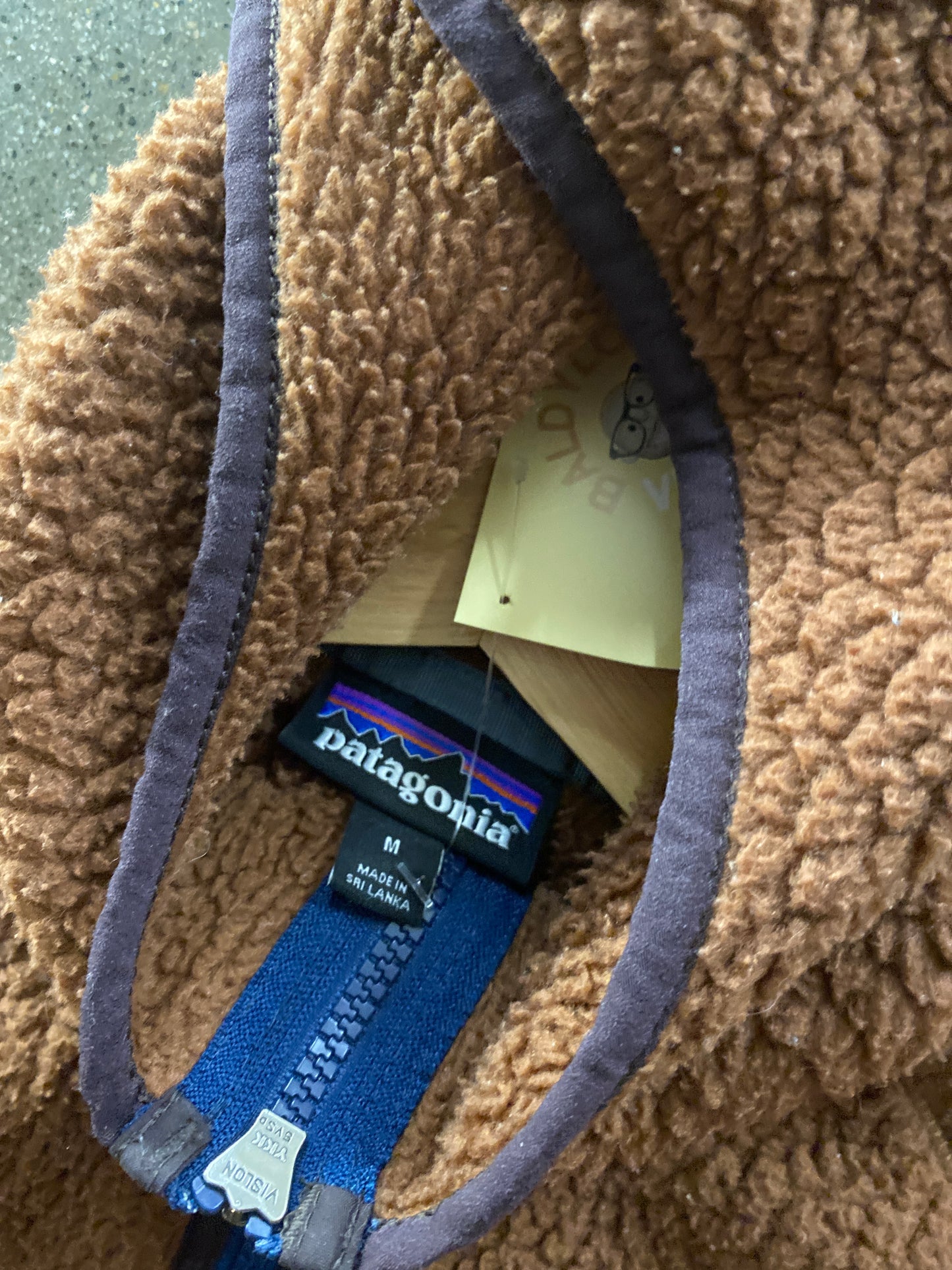 (Womens M) CM35 - Brown Patagonia Fleece