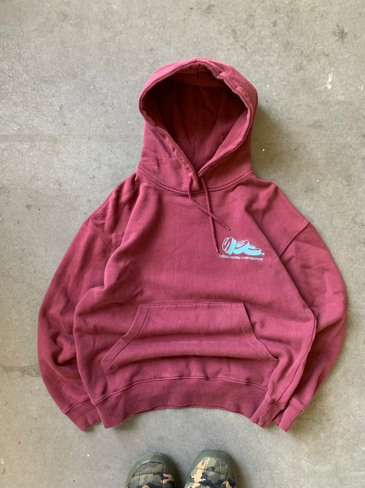 (XS/S) Stussy Global Corp Hoodie